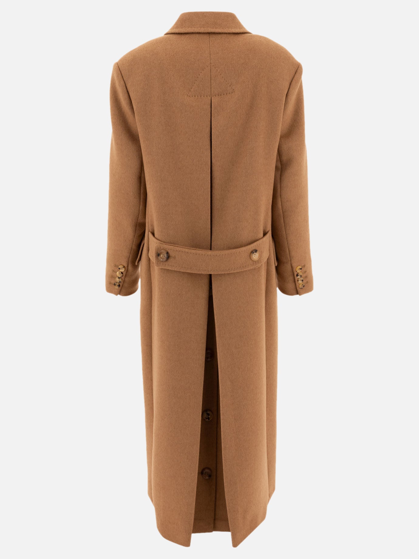 Max Mara Double-breasted camel coat Beige