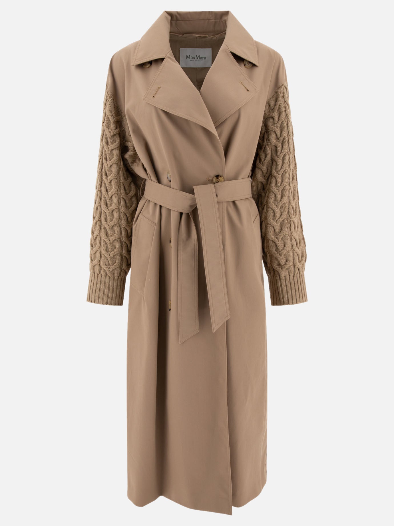 Vietti Max Mara Trench in gabardina antigoccia "Cicladi"