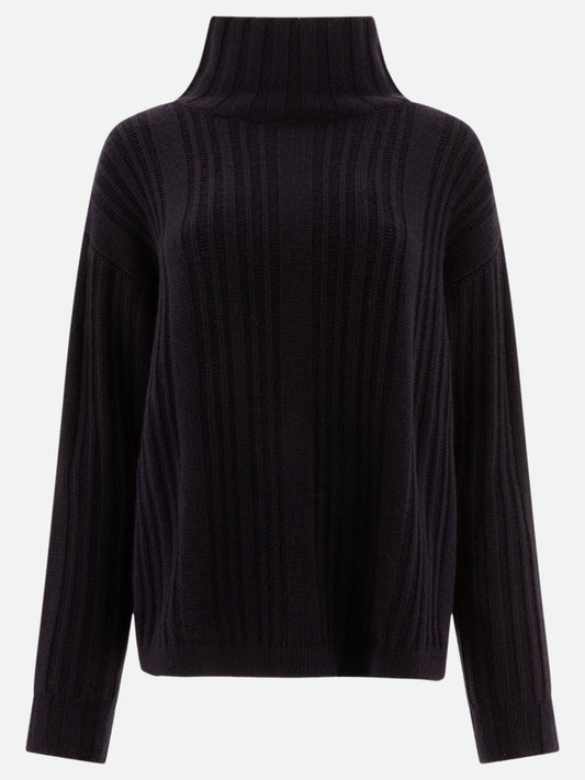 Max Mara Wool and cashmere turtleneck sweater Blue