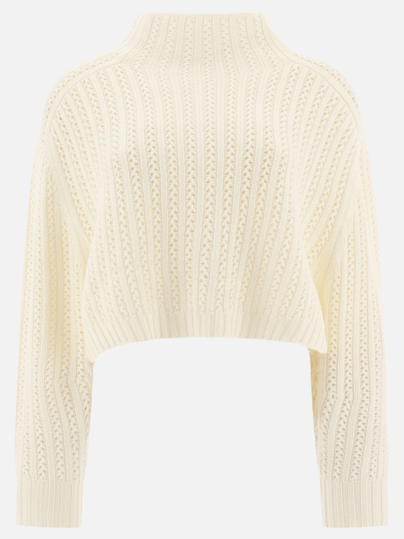 Vietti Max Mara Maglione crop in lana e cashmere "Hodeida"