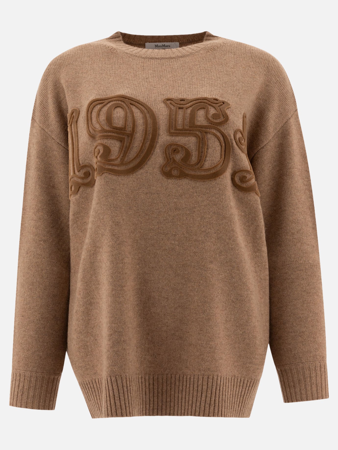 Max Mara "Fido" wool and cashmere sweater Brown