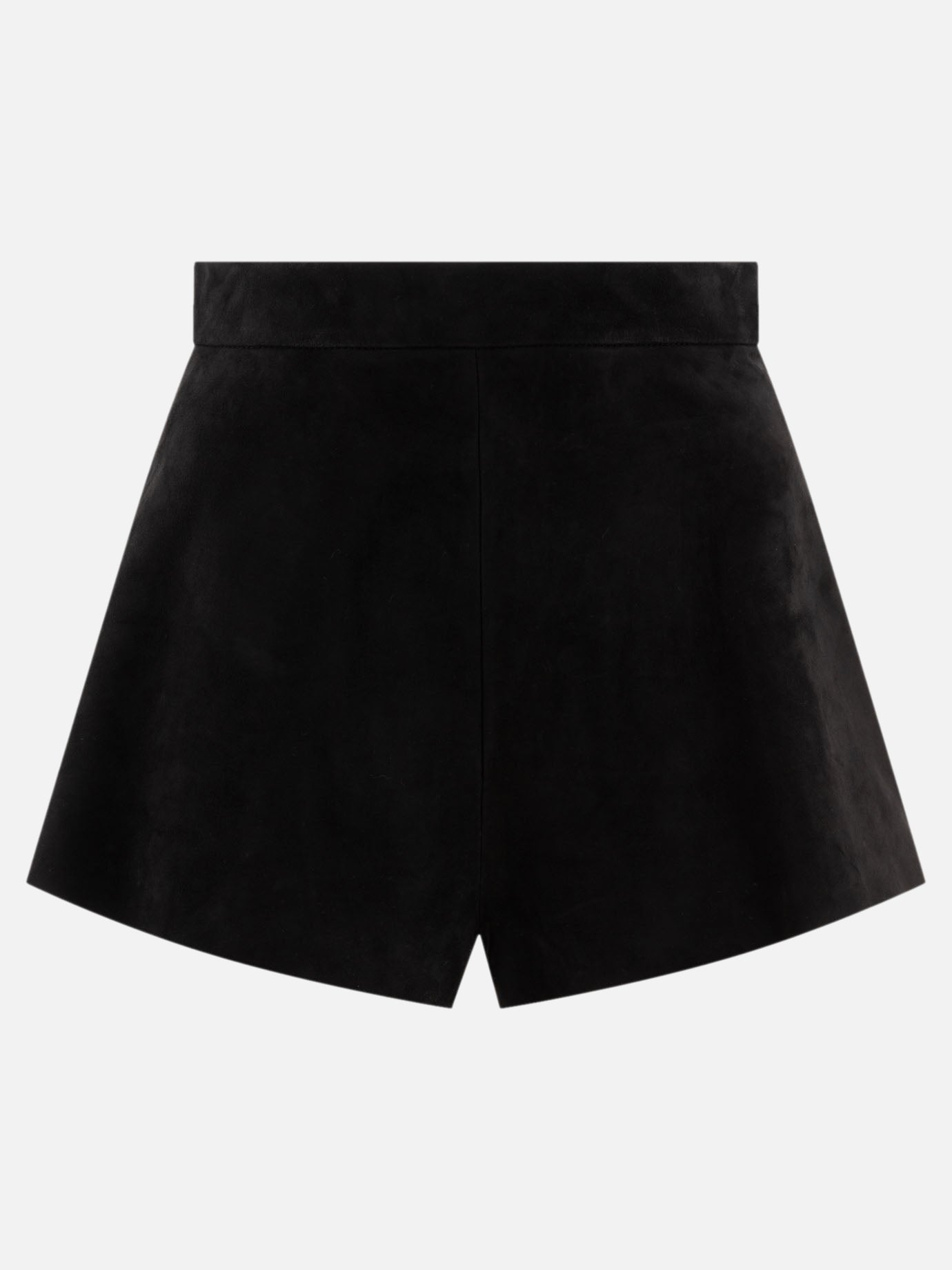 Vietti Max Mara Short in pelle scamosciata