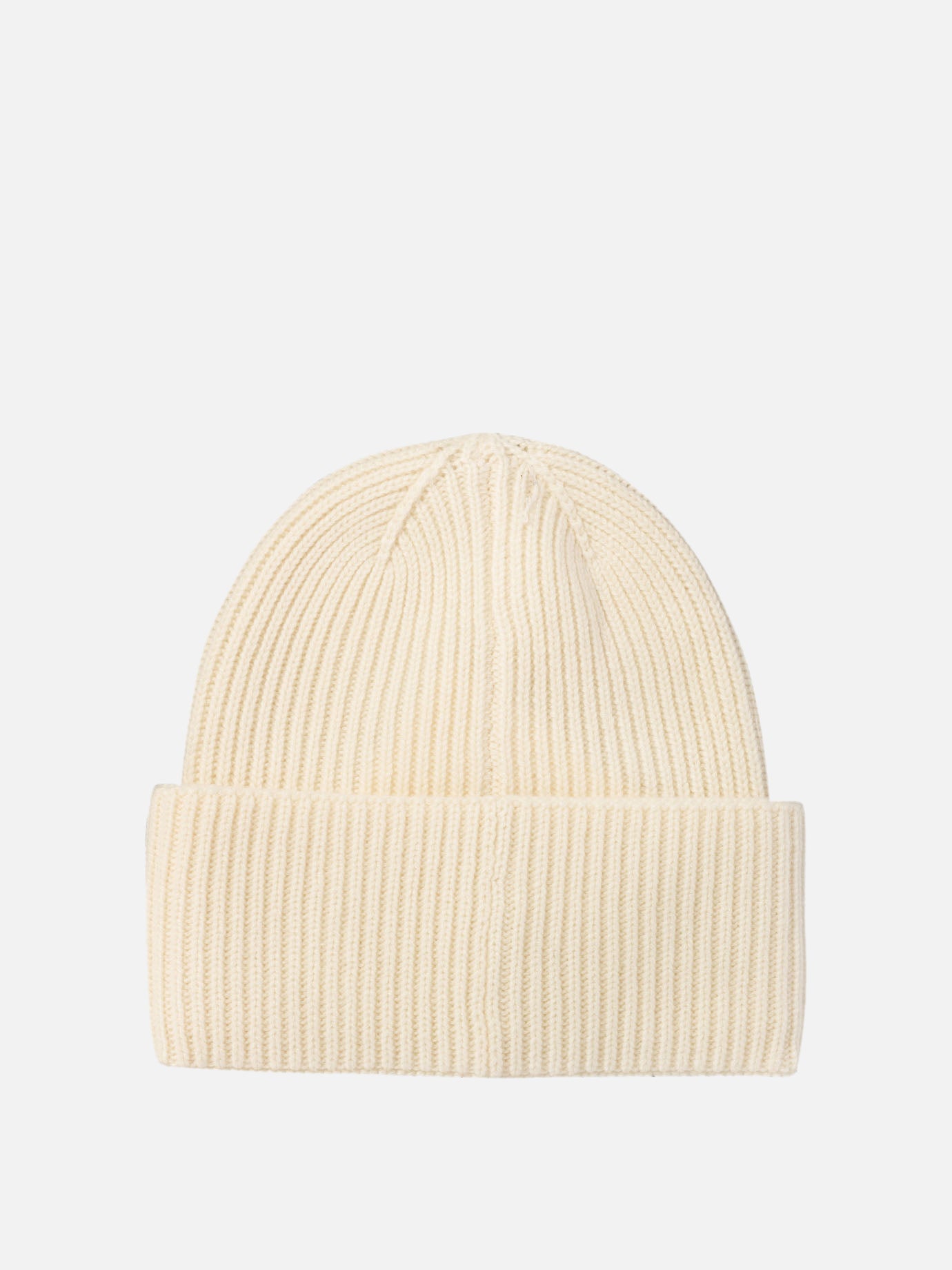 Max Mara Ribbed cashmere beanie White