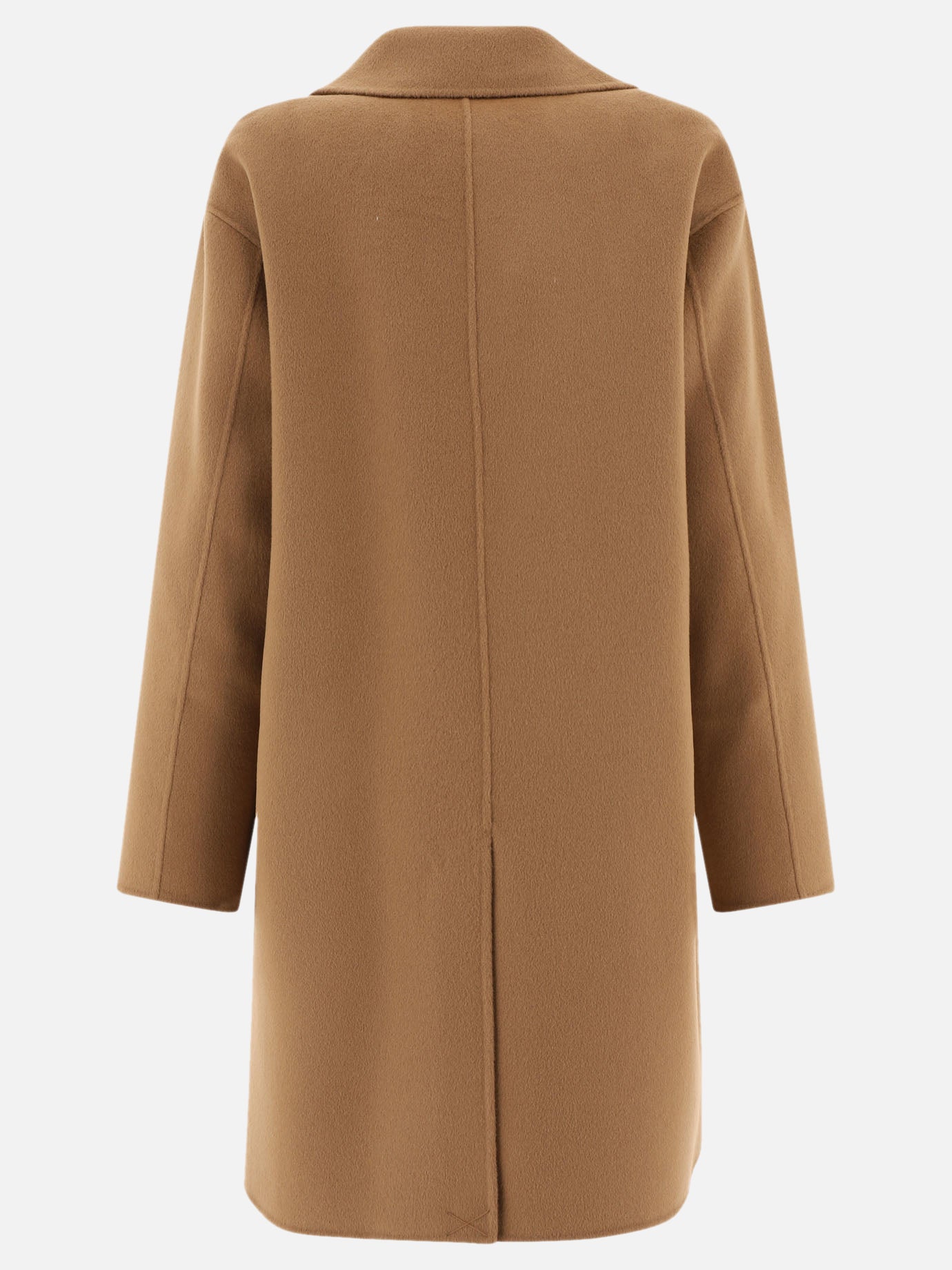 "Coat" single-breasted wool coat