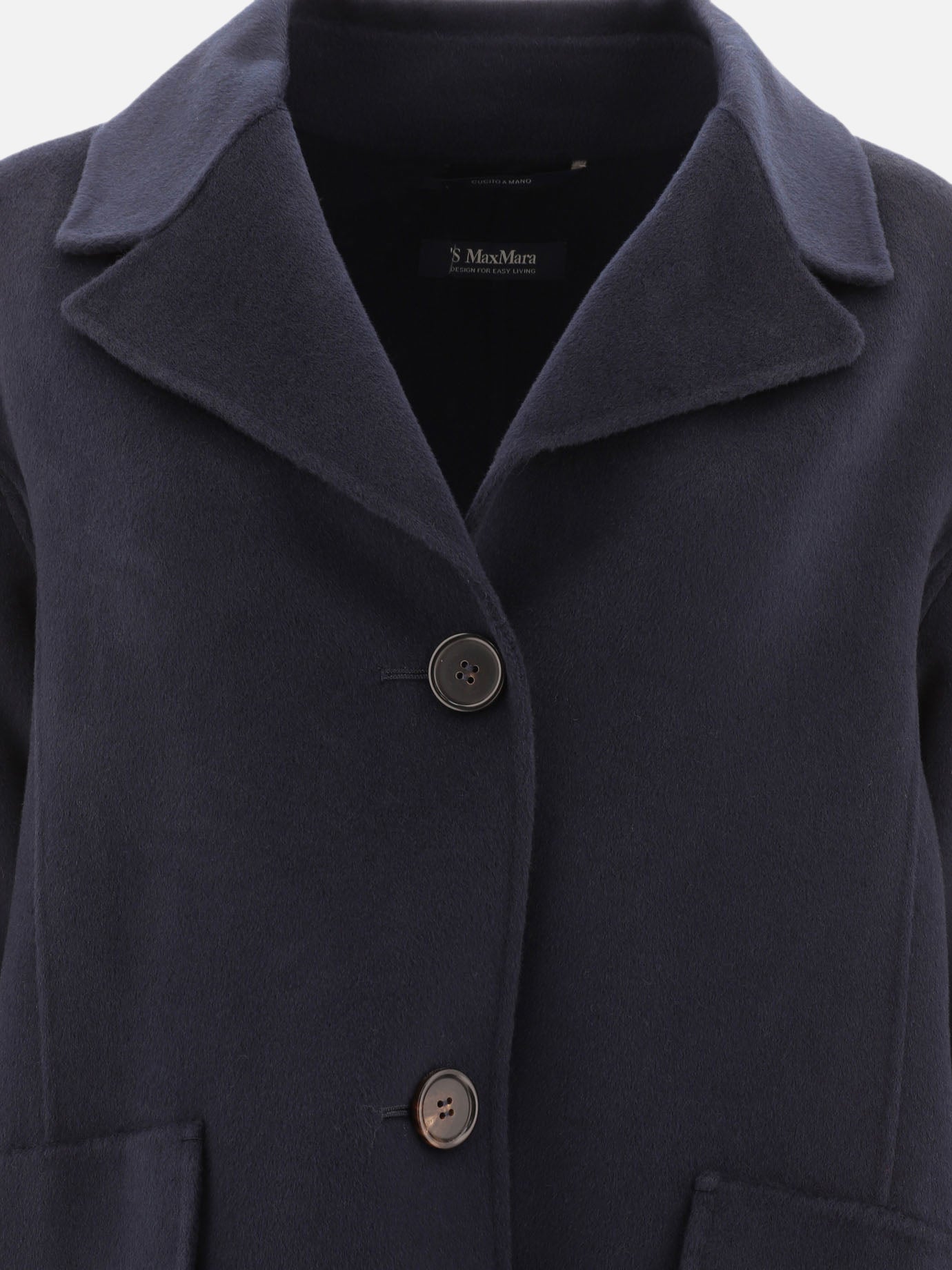 Cappotti lunghi Solid colour  Blu - Max Mara S Donna | PDP | VIETTI Online Store | Zoom-Modal_3
