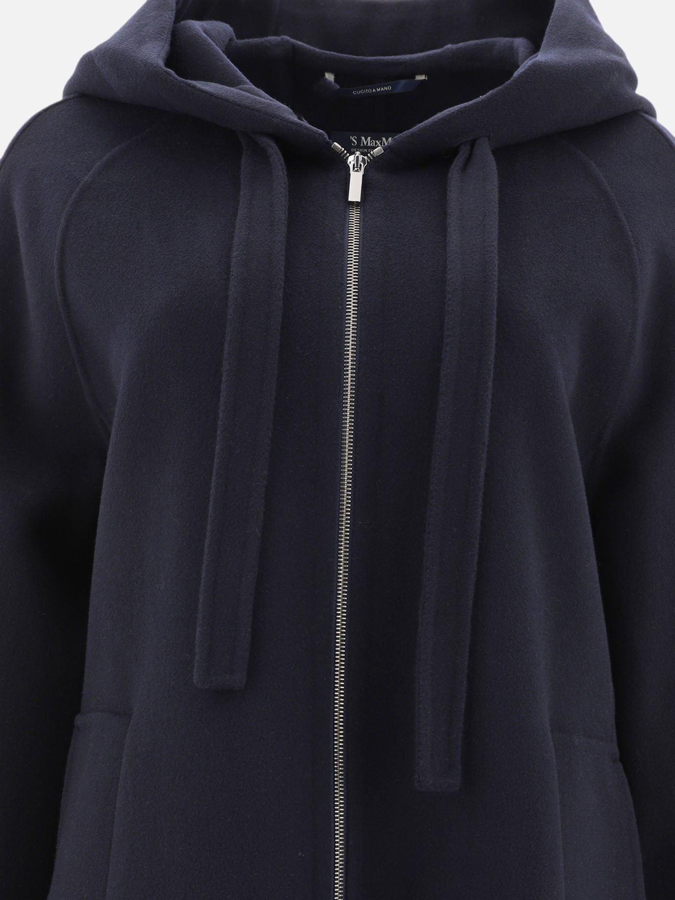 Cappotti lunghi Solid colour  Blu - Max Mara S Donna | PDP | VIETTI Online Store | thumbnail_3