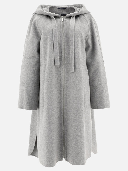 Cappotti lunghi Solid colour  Grigio - Max Mara S Donna | PLP | VIETTI Online Store 
