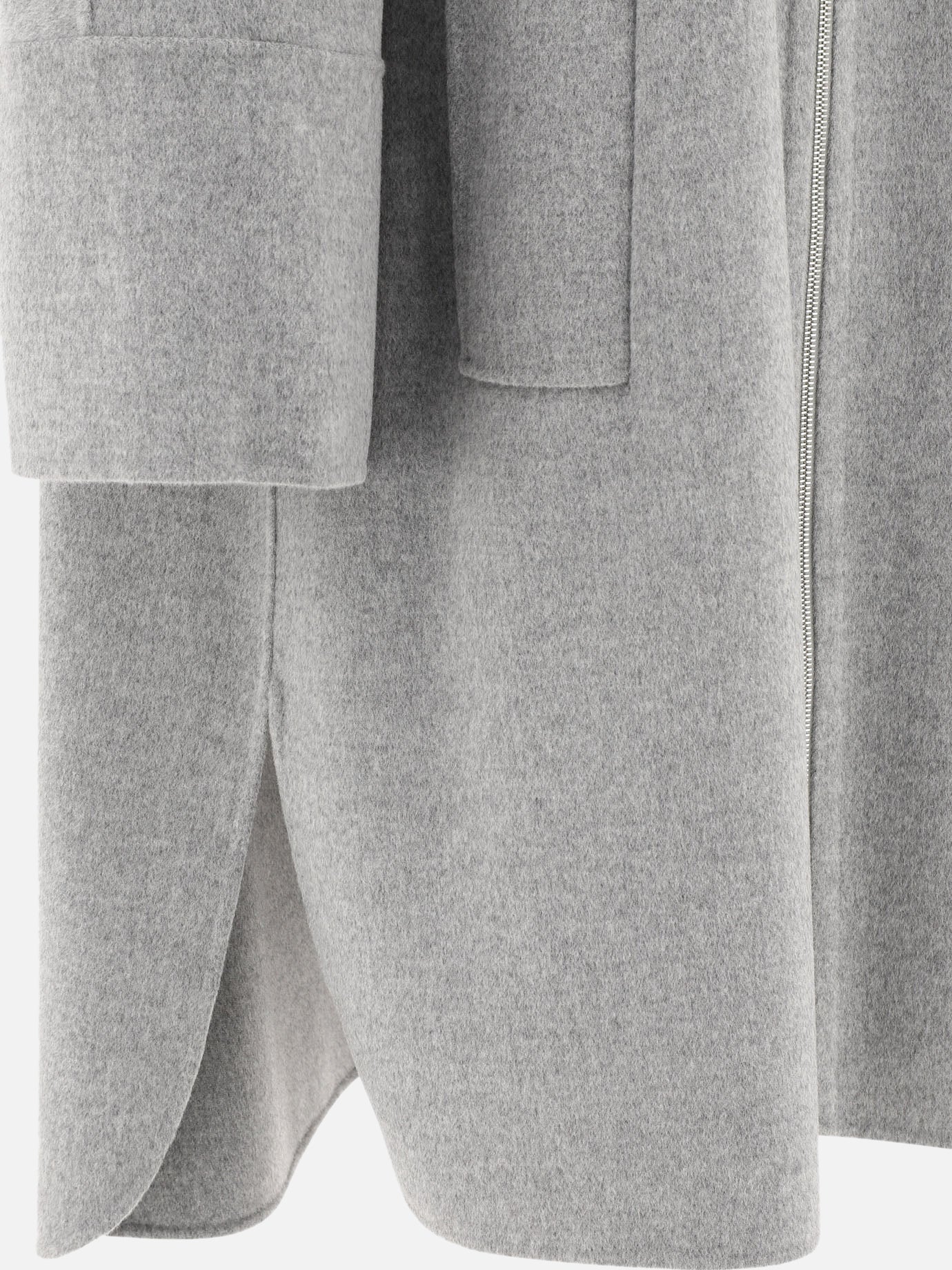 Cappotti lunghi Solid colour  Grigio - Max Mara S Donna | PDP | VIETTI Online Store | Zoom-Modal_4
