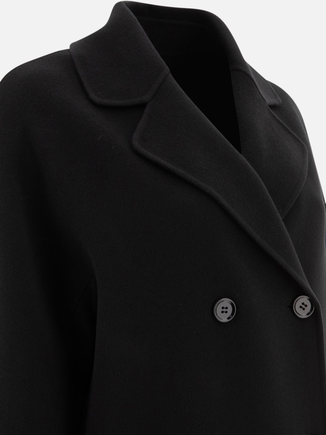 Cappotti lunghi Solid colour  Nero - Max Mara S Donna | PDP | VIETTI Online Store | thumbnail_4