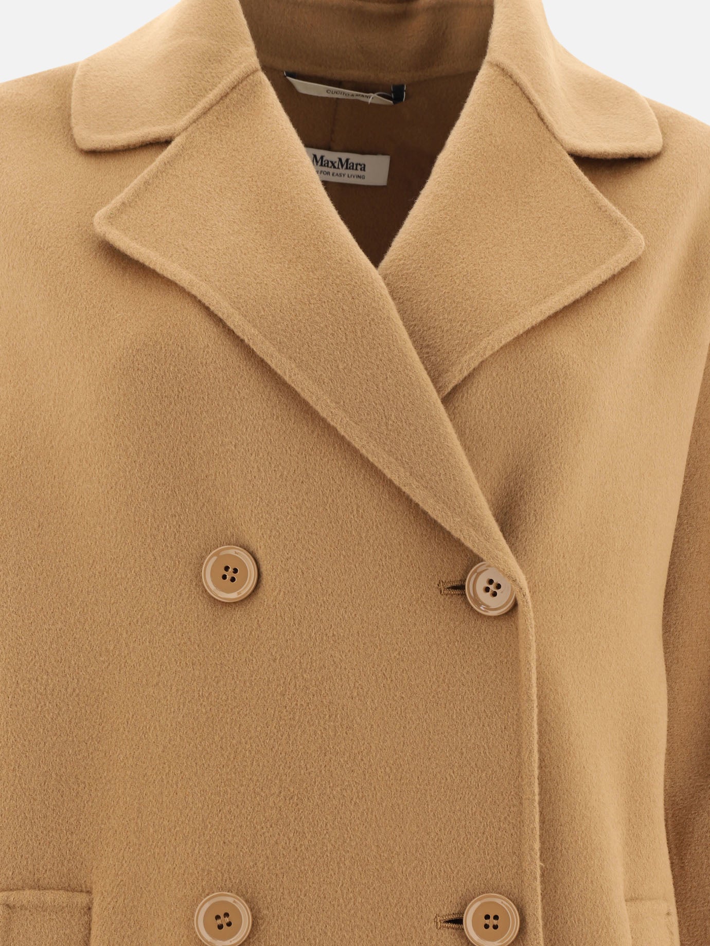 Cappotti lunghi Solid colour  Beige - Max Mara S Donna | PDP | VIETTI Online Store | Zoom-Modal_3

