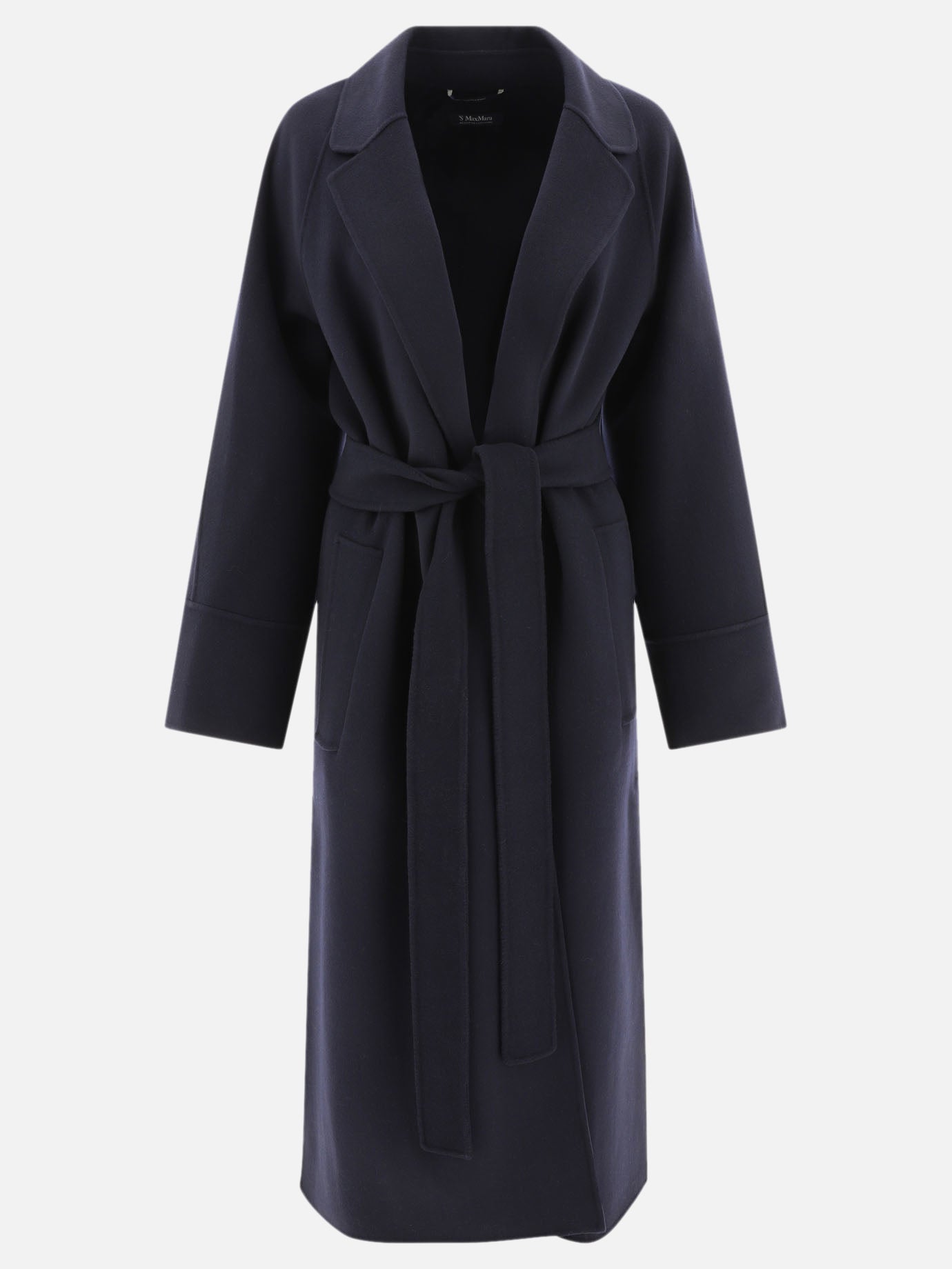 Cappotti lunghi Solid colour  Blu - Max Mara S Donna | PDP | VIETTI Online Store | Zoom-Modal
