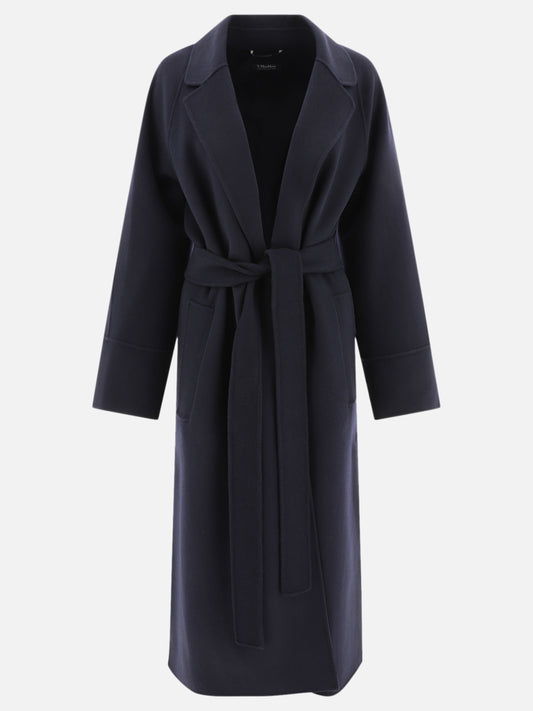 Cappotti lunghi Solid colour  Blu - Max Mara S Donna | PLP | VIETTI Online Store 
