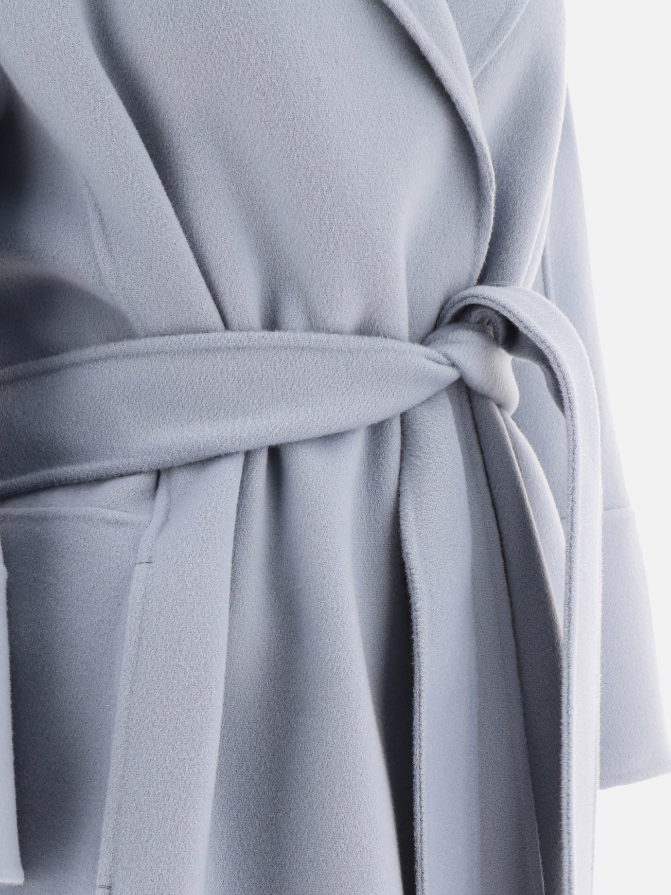 Cappotti lunghi Solid colour  Azzurro - Max Mara S Donna | PDP | VIETTI Online Store | Zoom-Modal_4
