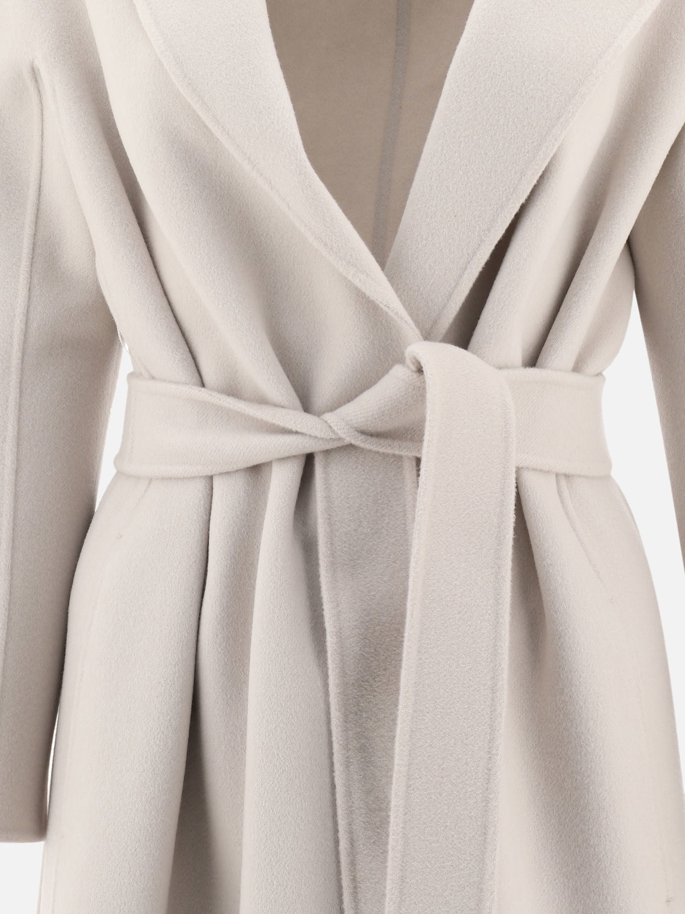 Cappotti lunghi Solid colour  Grigio - Max Mara S Donna | PDP | VIETTI Online Store | thumbnail_3