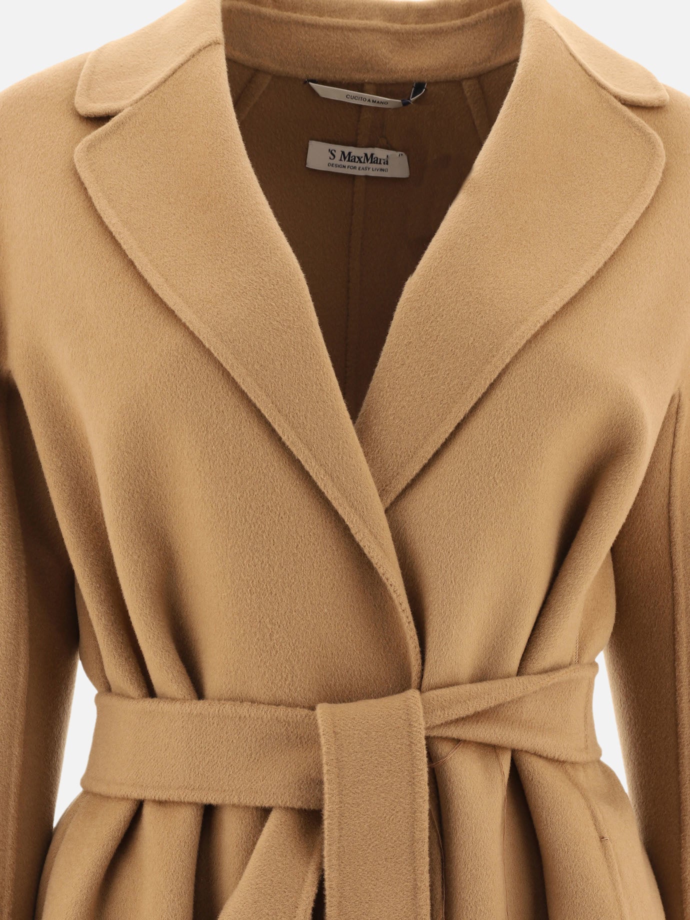 Cappotti lunghi Solid colour  Beige - Max Mara S Donna | PDP | VIETTI Online Store | thumbnail_3