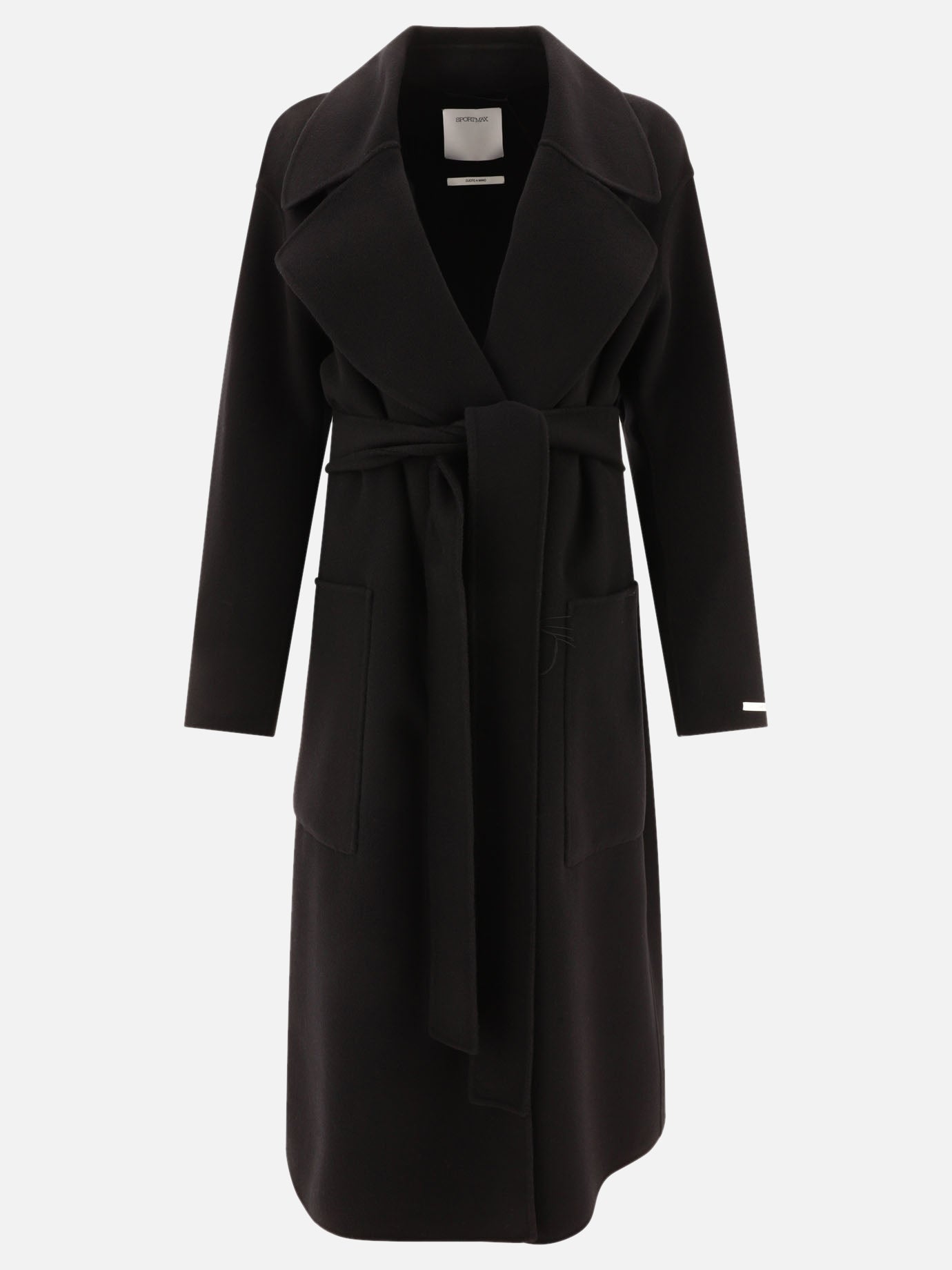 Cappotti lunghi Solid colour  Nero - Max Mara Sportmax Donna | PDP | VIETTI Online Store | Zoom-Modal
