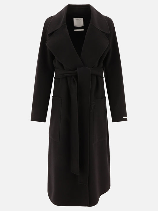 Cappotti lunghi Solid colour  Nero - Max Mara Sportmax Donna | PLP | VIETTI Online Store 
