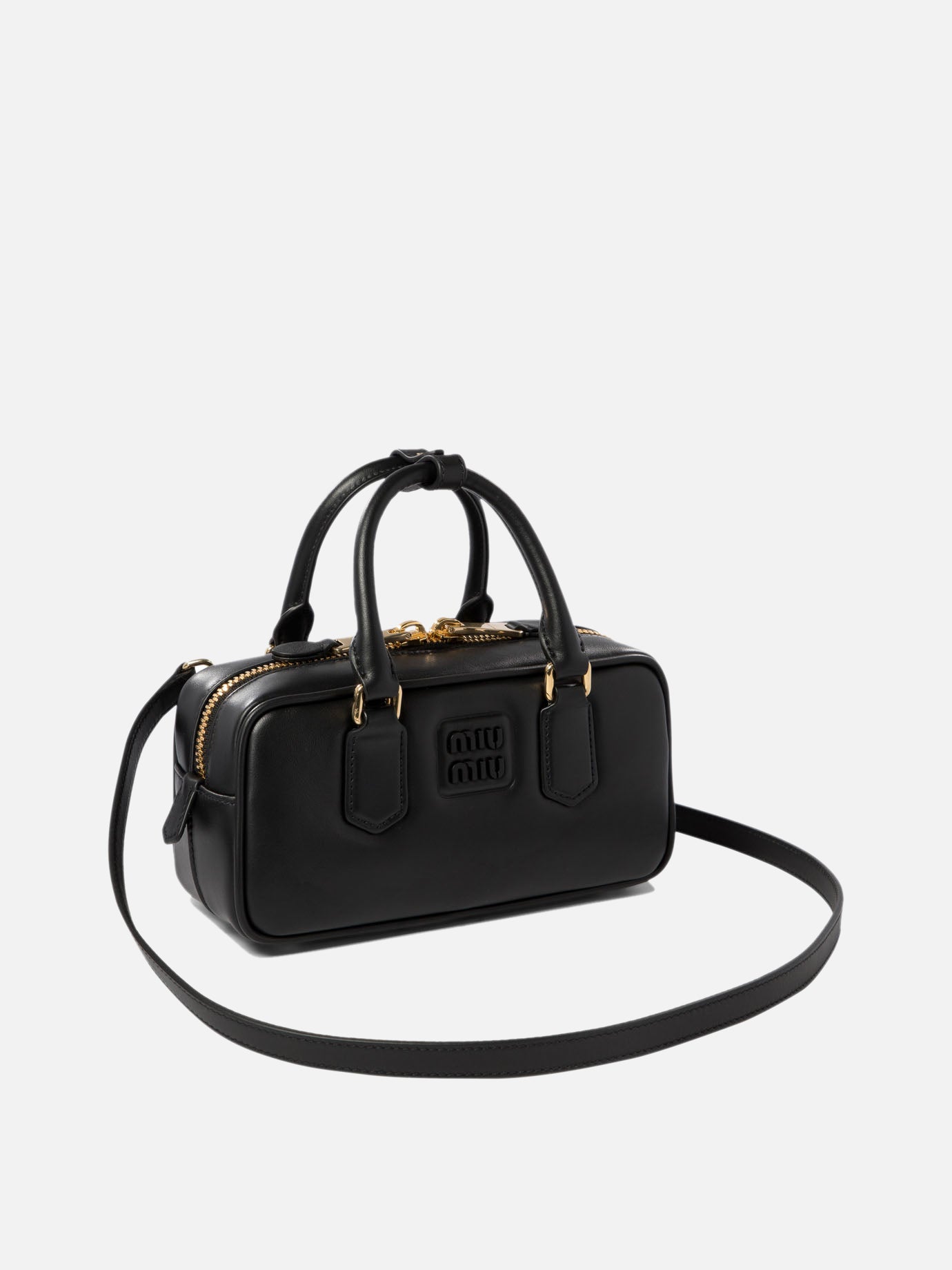 [MIUMIU]★Arcadie leather bag Medium★Black Miu Miu Arcadie Bag | Black | FARFETCH