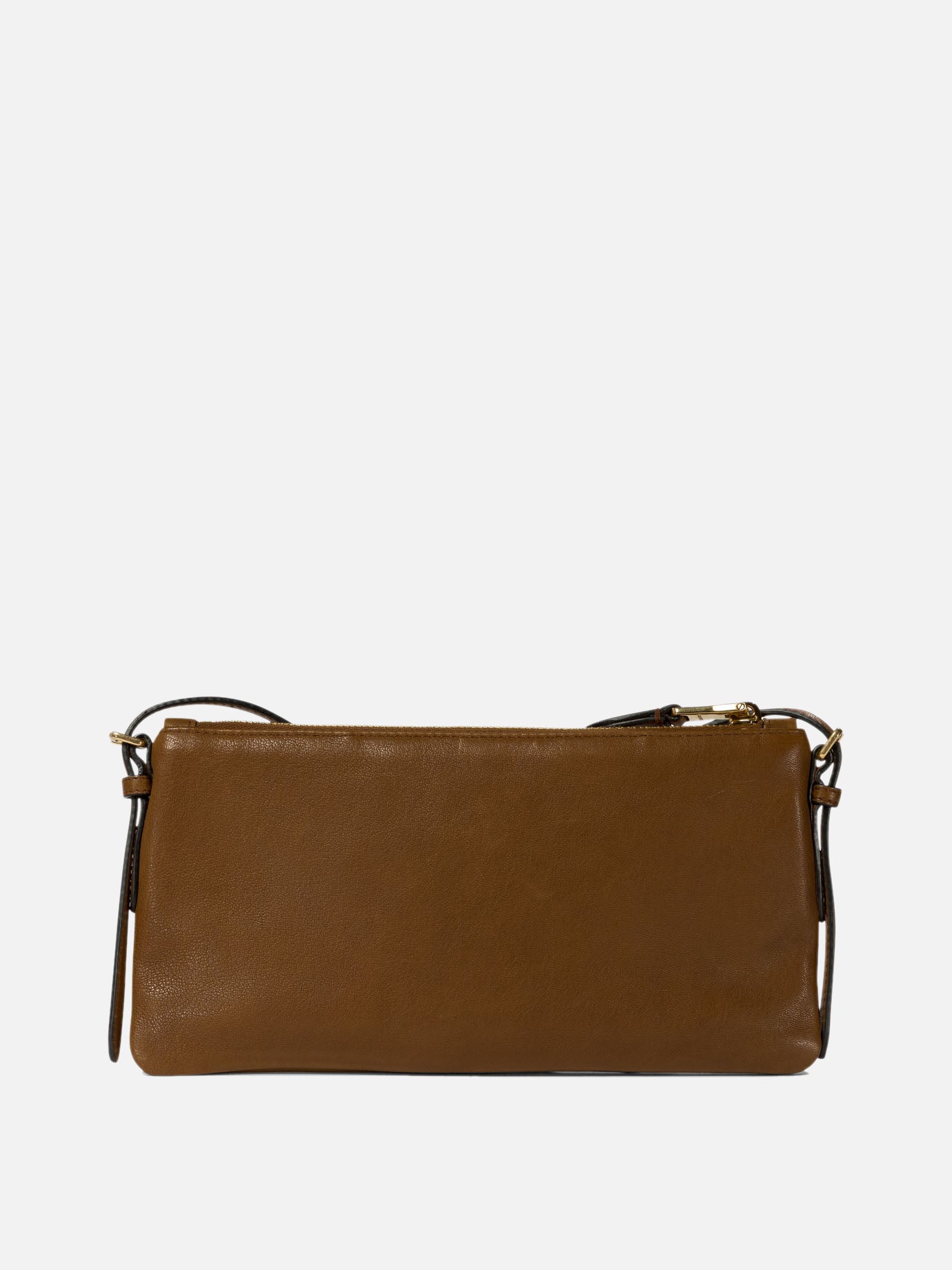 Miu Miu Nappa leather mini pouch Brown