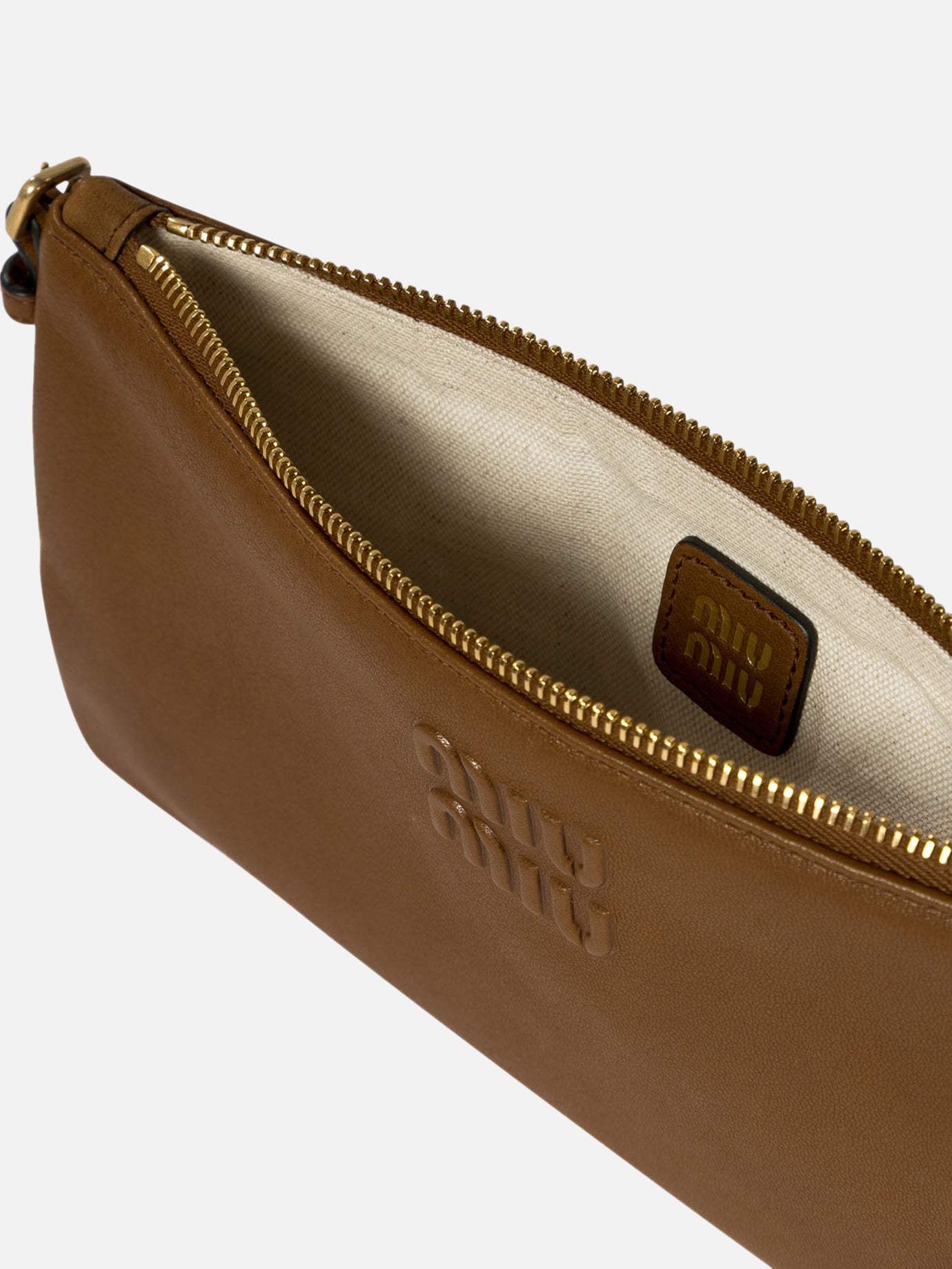 Miu Miu Nappa leather mini pouch - Women | VIETTI Shop
