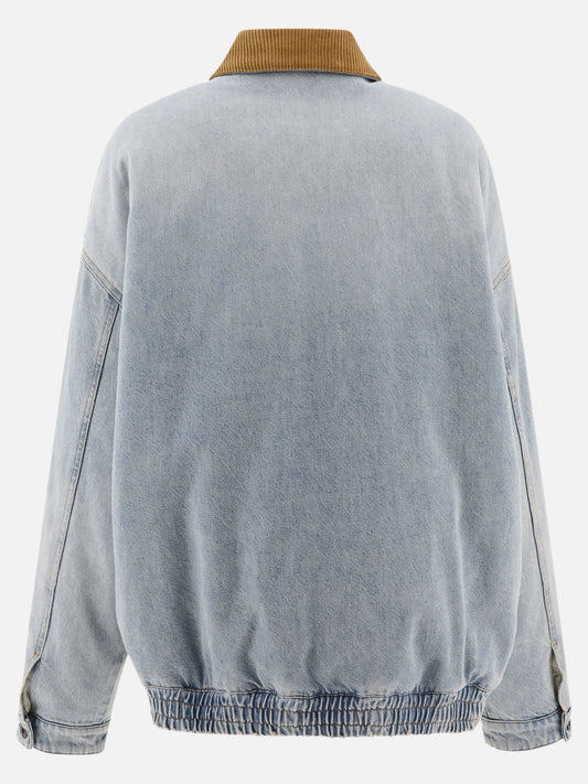 Bomber Solid colour  Azzurro - Miu Miu Donna | PLP | VIETTI Online Store | 2
