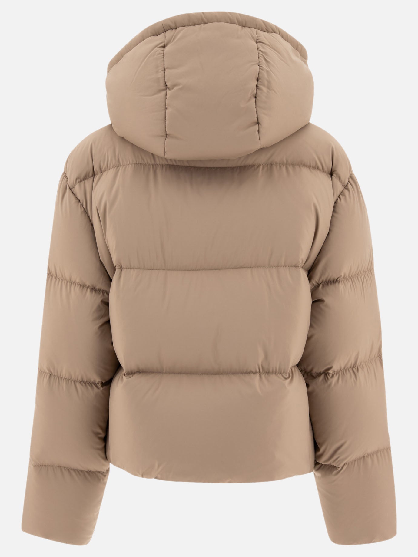 Piumini corti Solid colour  Beige - Miu Miu Donna | PDP | VIETTI Online Store | Zoom-Modal_2

