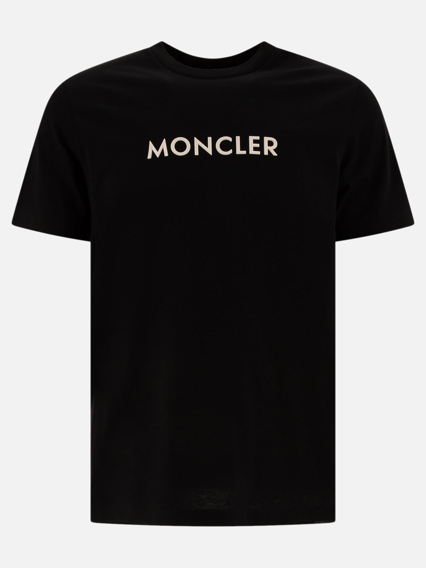 Vietti Moncler T-shirt con logo gommato