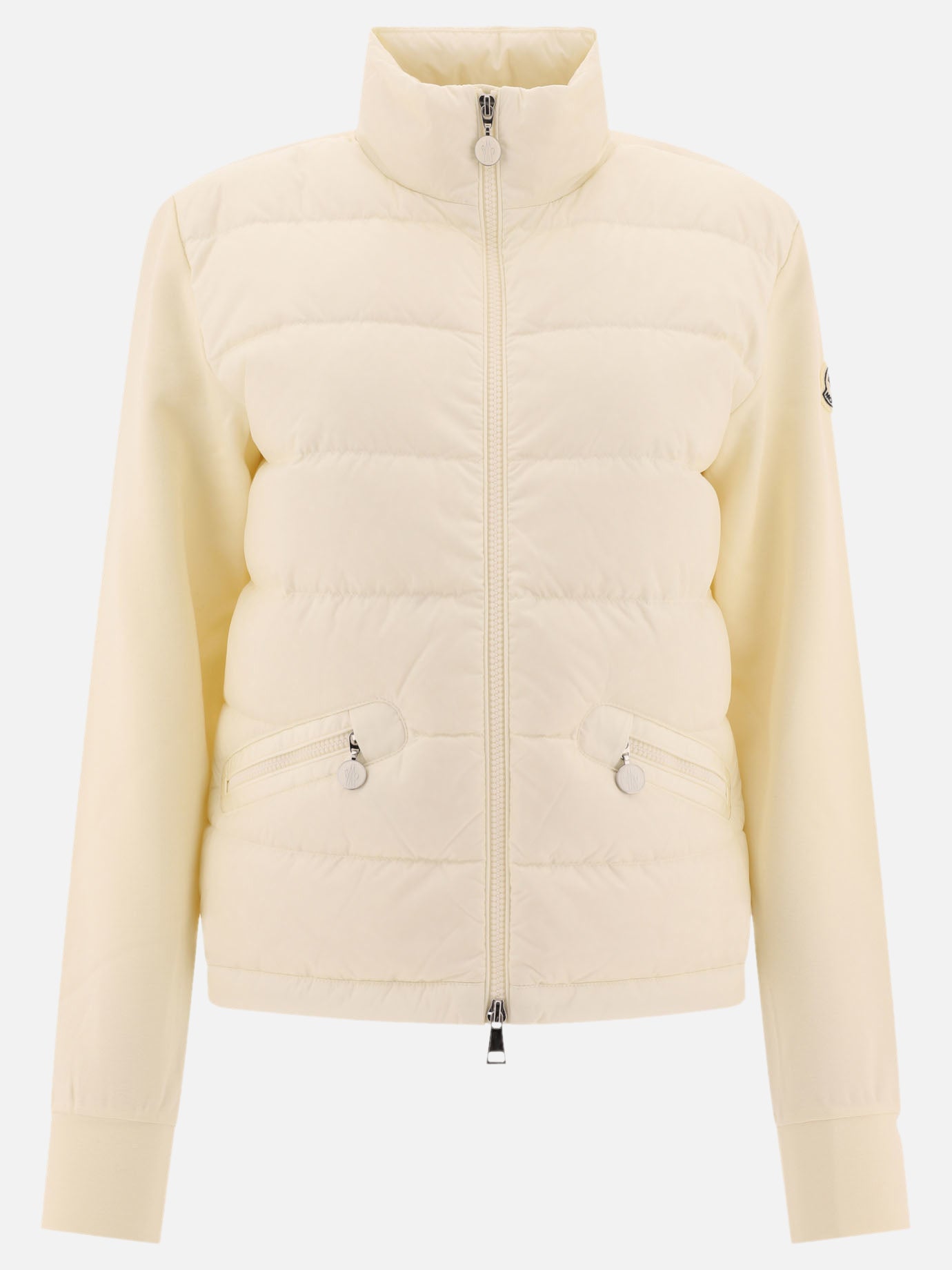 Piumini corti Solid colour  Bianco - Moncler Donna | PDP | VIETTI Online Store | thumbnail