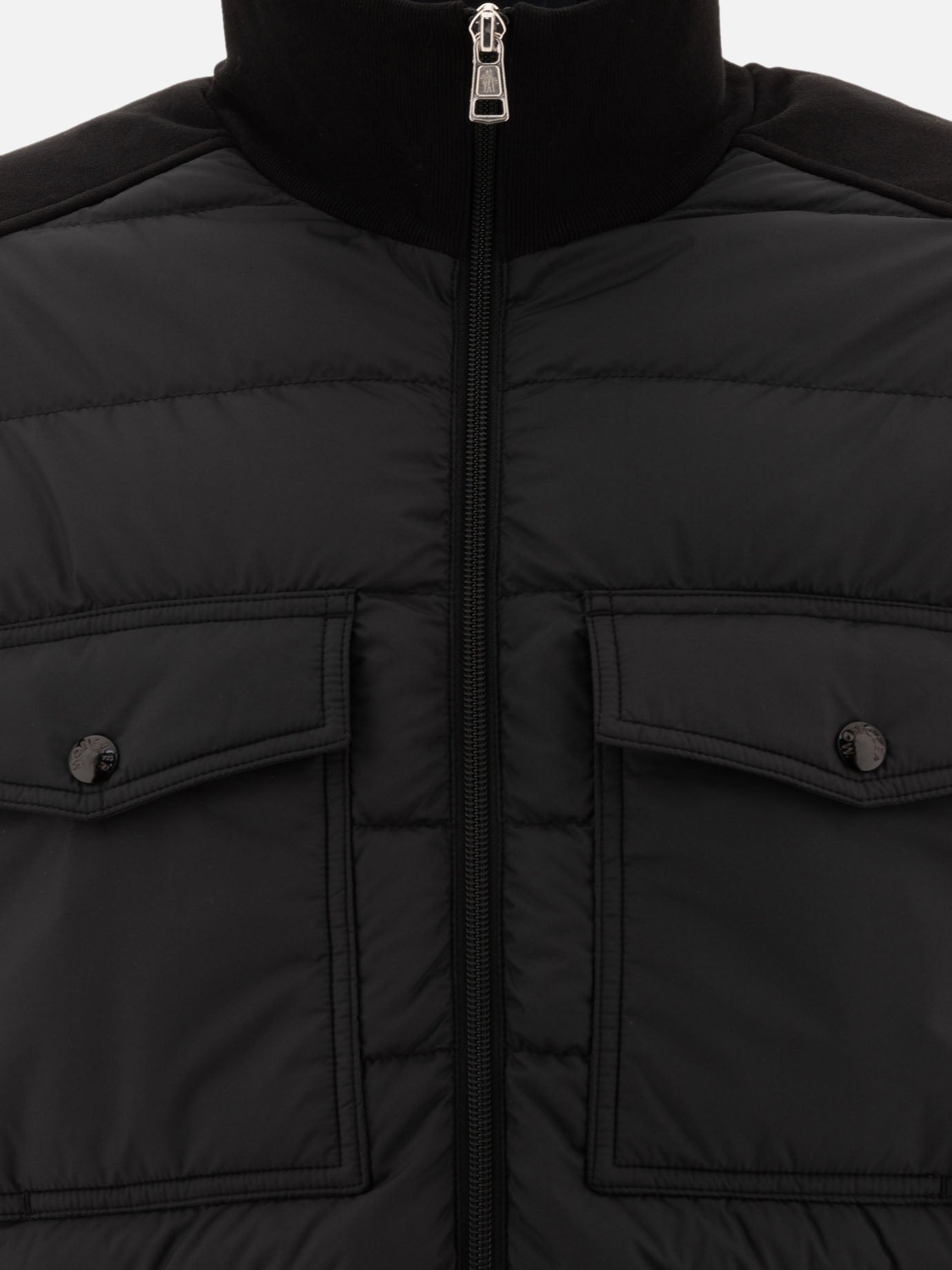 Giacche leggere & Trapuntate Solid colour  Nero - Moncler Uomo | PDP | VIETTI Online Store | Zoom-Modal_3
