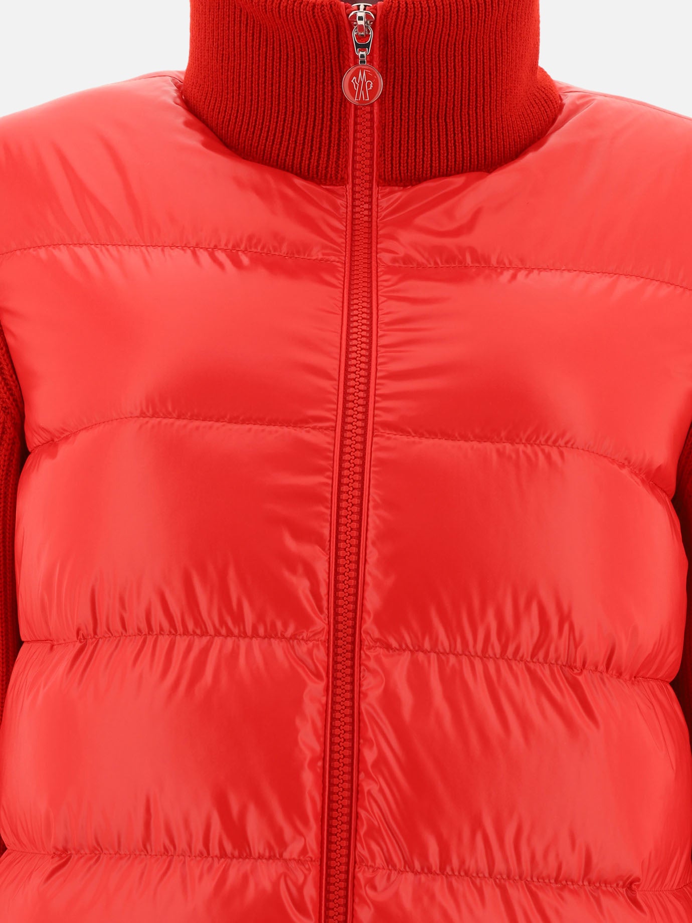 Piumini corti Solid colour  Rosso - Moncler Donna | PDP | VIETTI Online Store | thumbnail_3