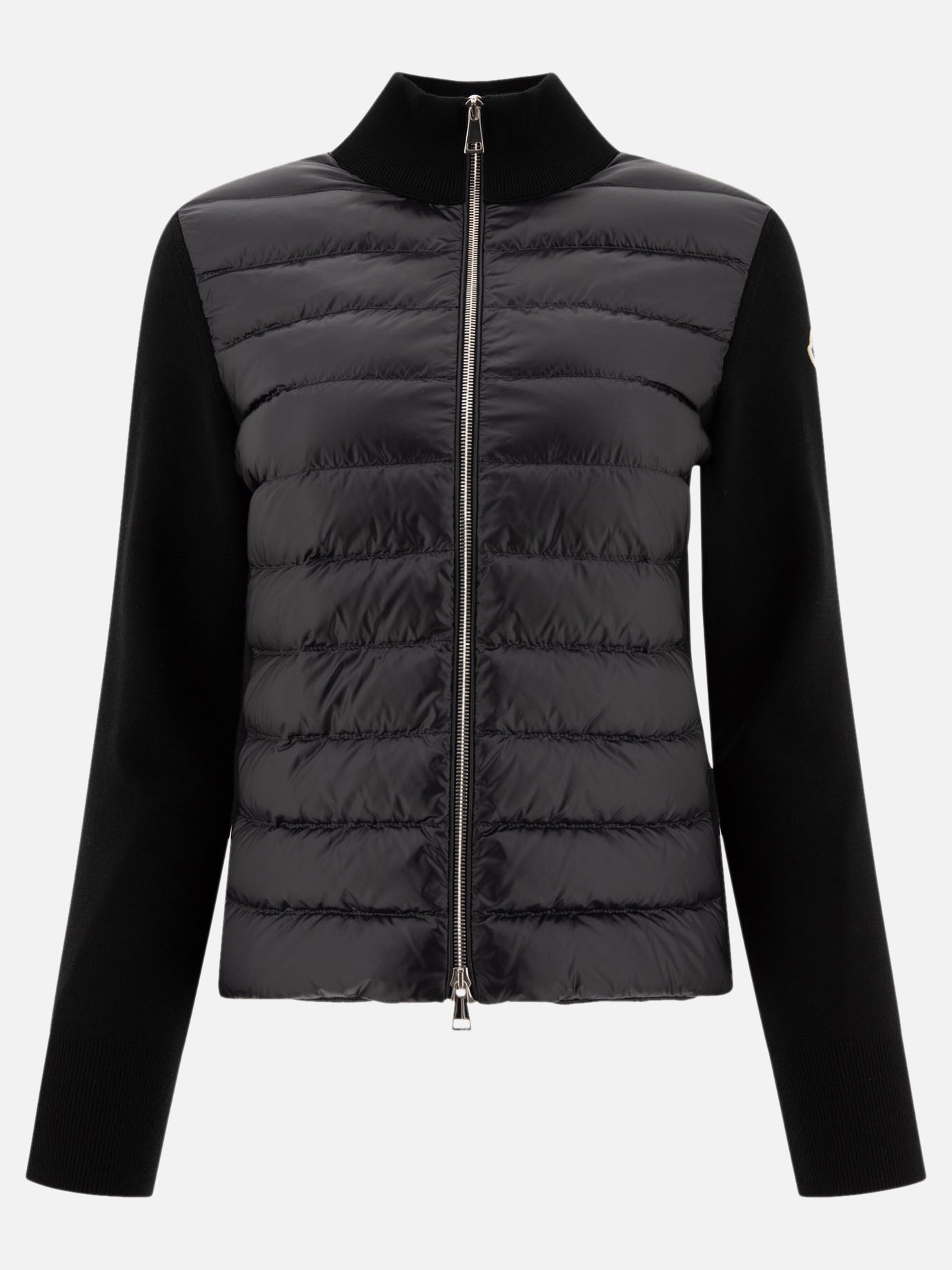 Piumini corti Solid colour  Nero - Moncler Donna | PDP | VIETTI Online Store | thumbnail