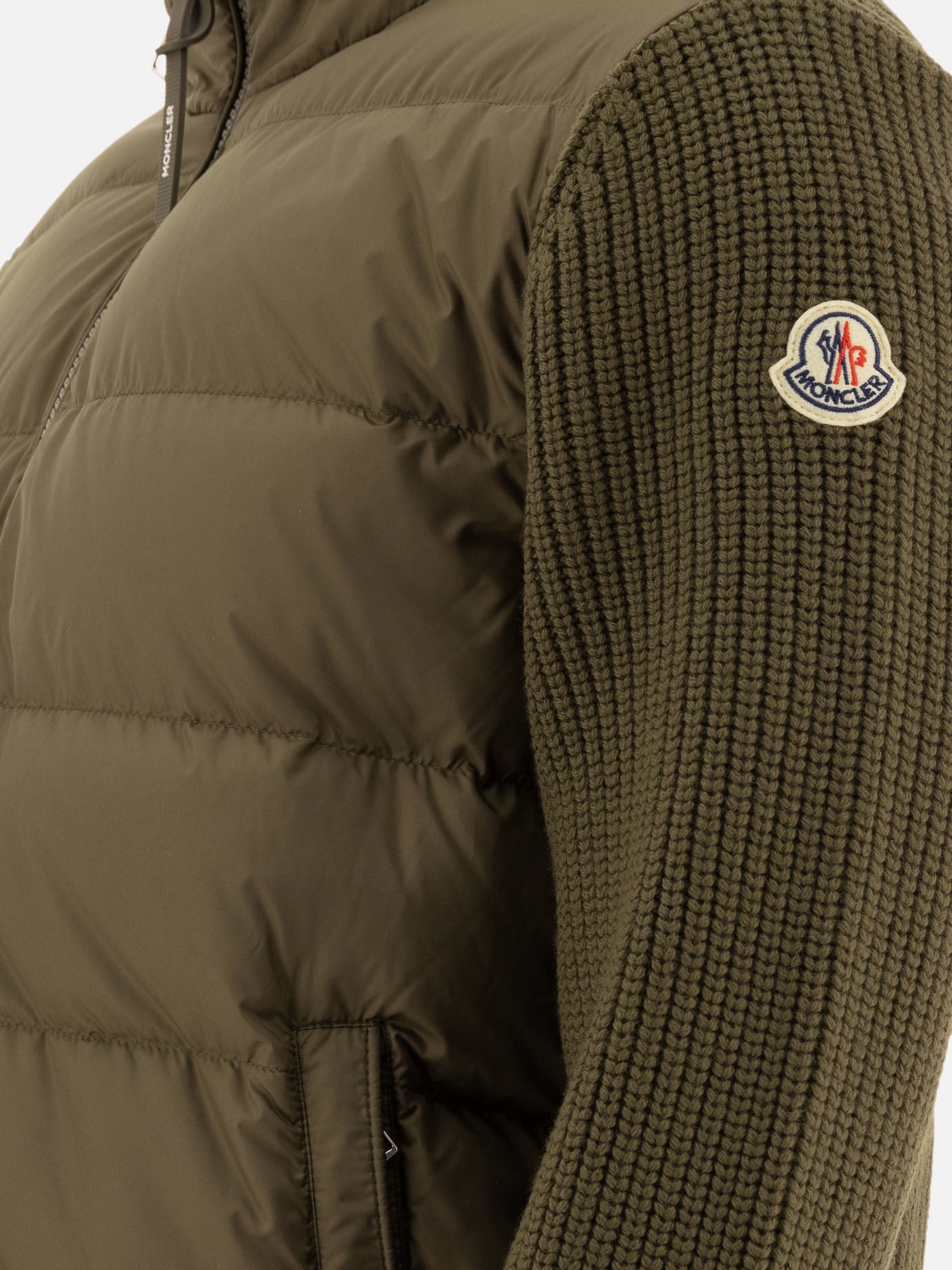 Piumini corti Solid colour  Verde - Moncler Uomo | PDP | VIETTI Online Store | Zoom-Modal_4
