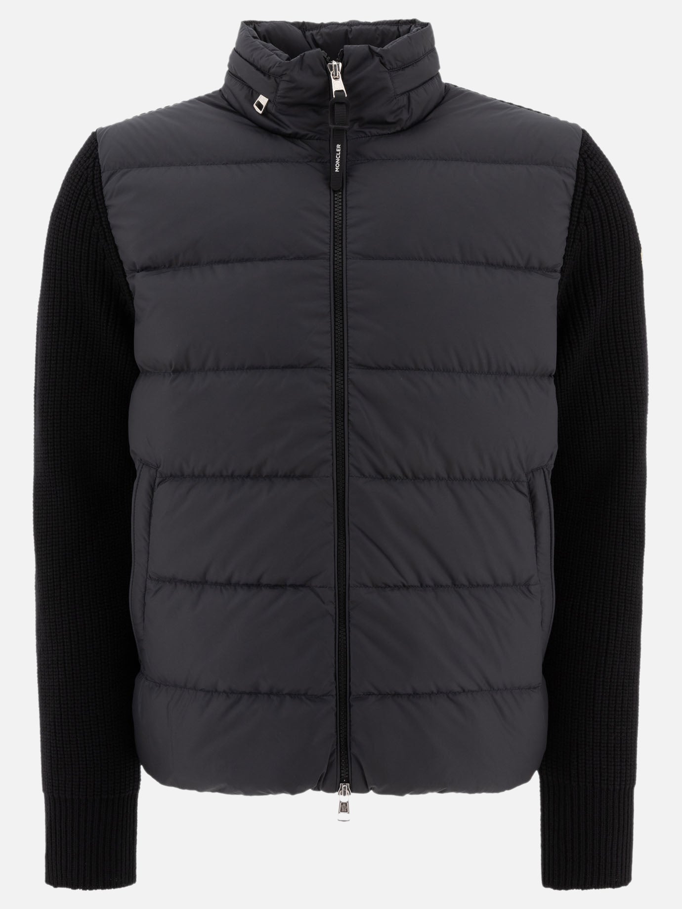 Piumini corti Solid colour  Nero - Moncler Uomo | PDP | VIETTI Online Store | Zoom-Modal
