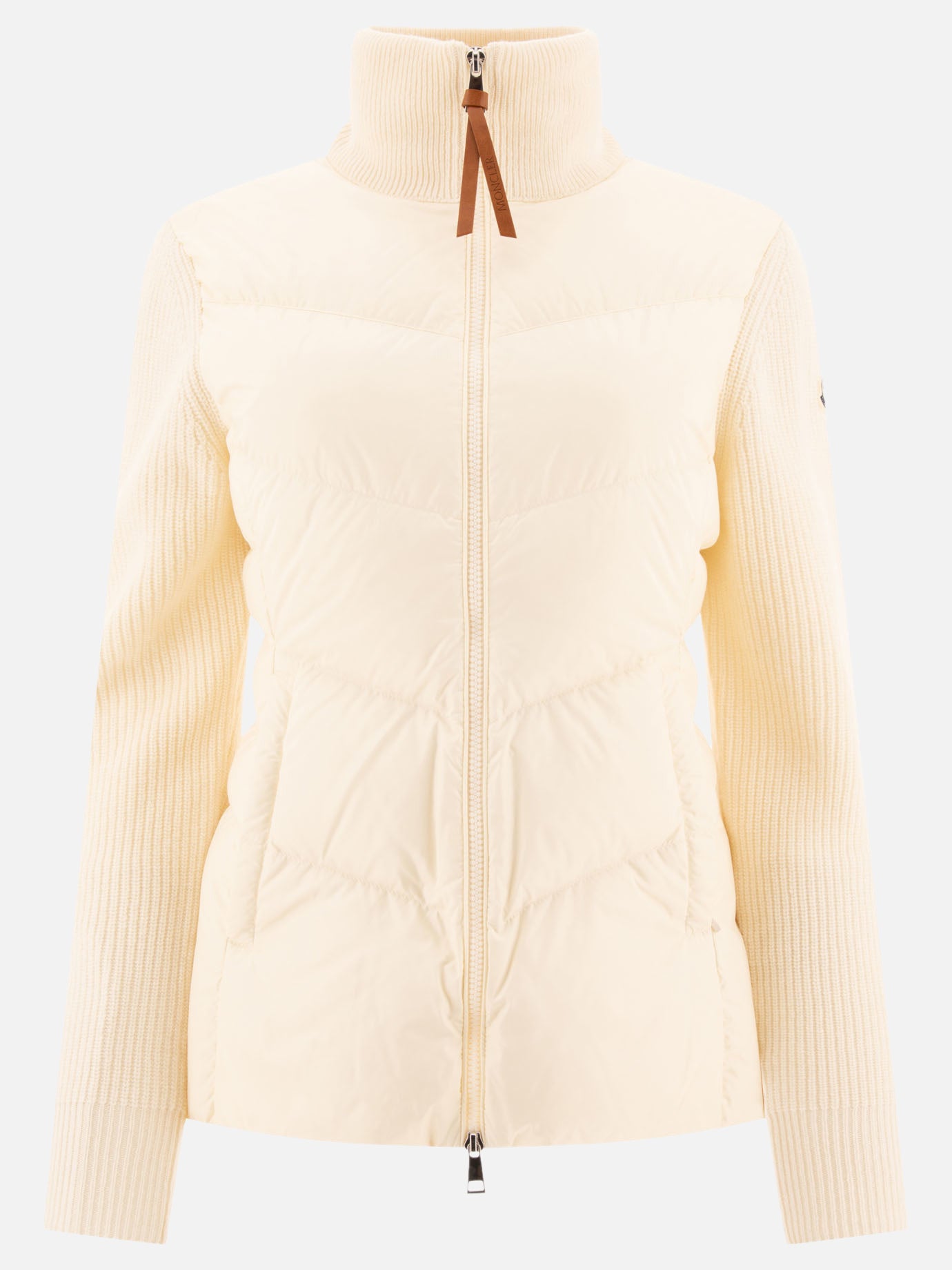Piumini corti Solid colour  Beige - Moncler Donna | PDP | VIETTI Online Store | Zoom-Modal
