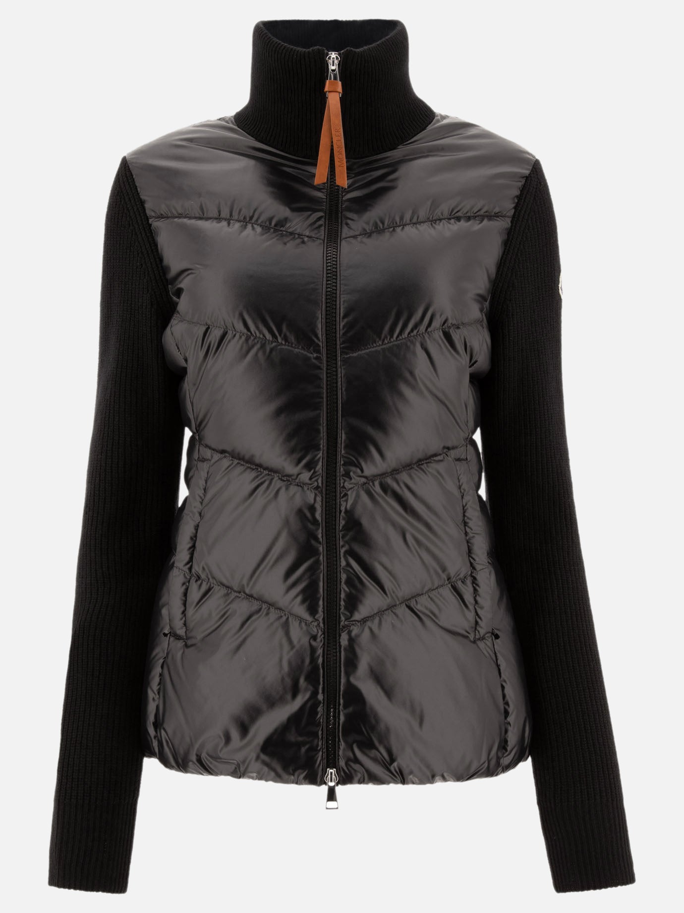 Piumini corti Solid colour  Nero - Moncler Donna | PDP | VIETTI Online Store | thumbnail