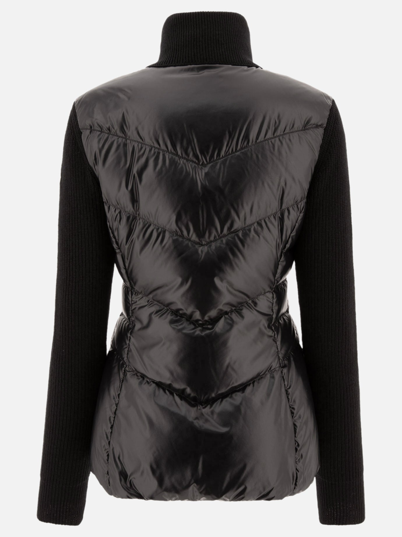 Piumini corti Solid colour  Nero - Moncler Donna | PDP | VIETTI Online Store | thumbnail_2