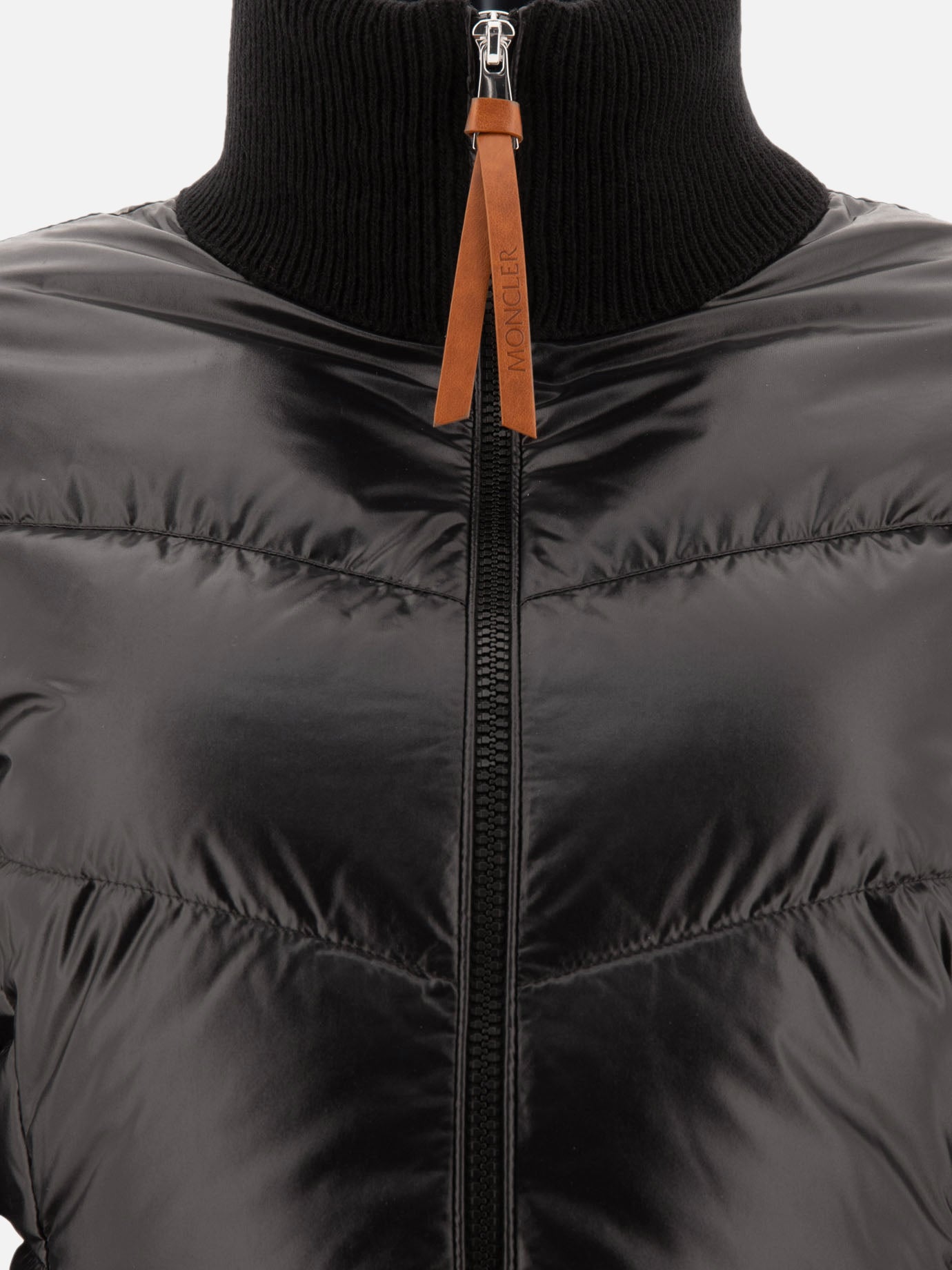 Piumini corti Solid colour  Nero - Moncler Donna | PDP | VIETTI Online Store | thumbnail_3