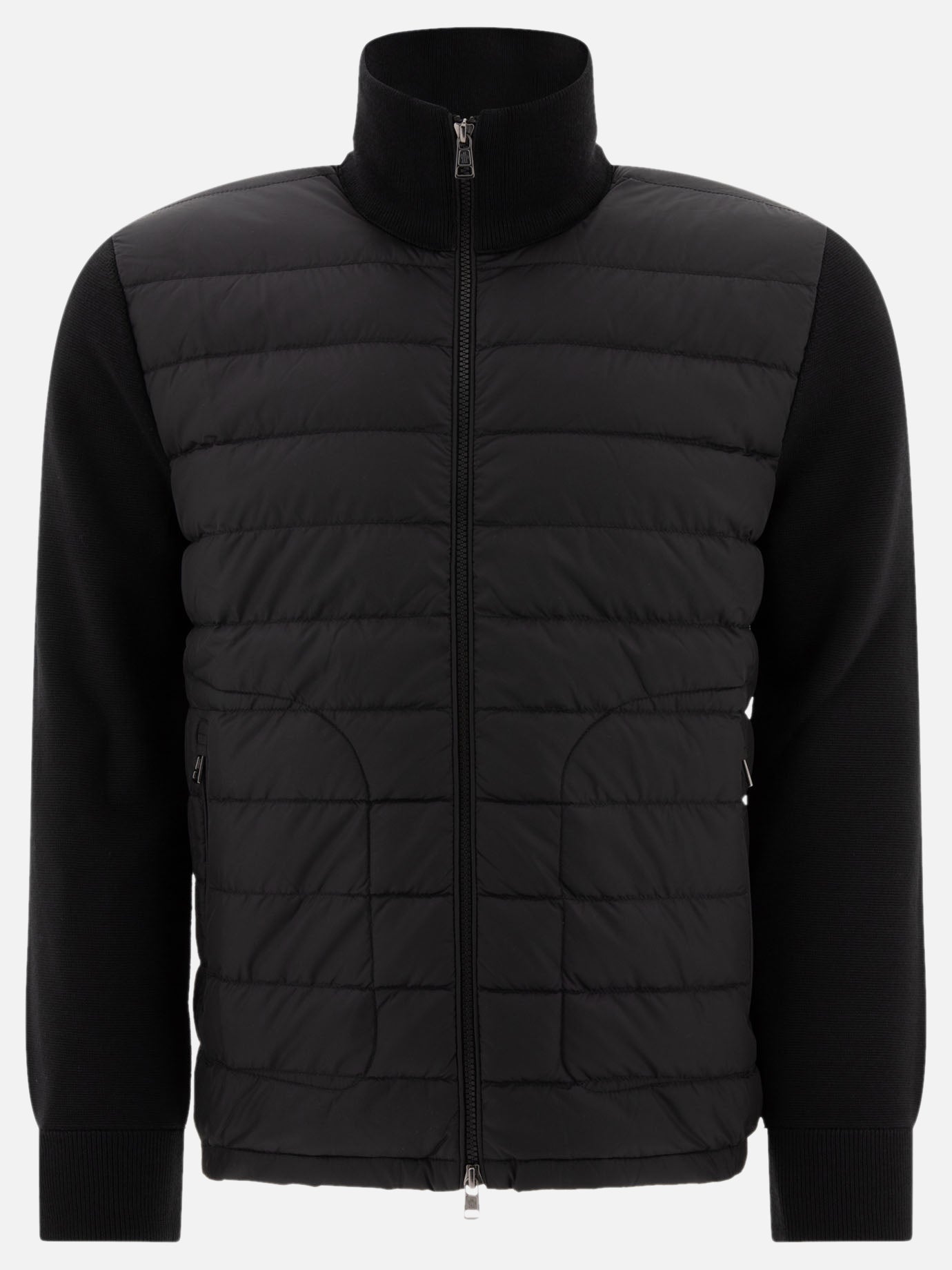Piumini corti Solid colour  Nero - Moncler Uomo | PDP | VIETTI Online Store | thumbnail