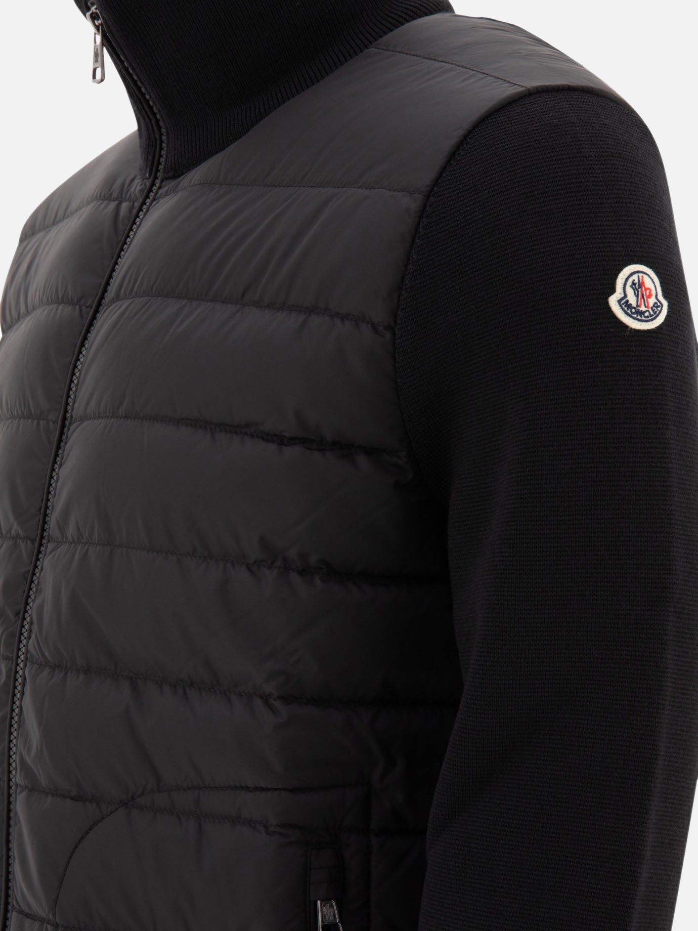 Piumini corti Solid colour  Nero - Moncler Uomo | PDP | VIETTI Online Store | thumbnail_4