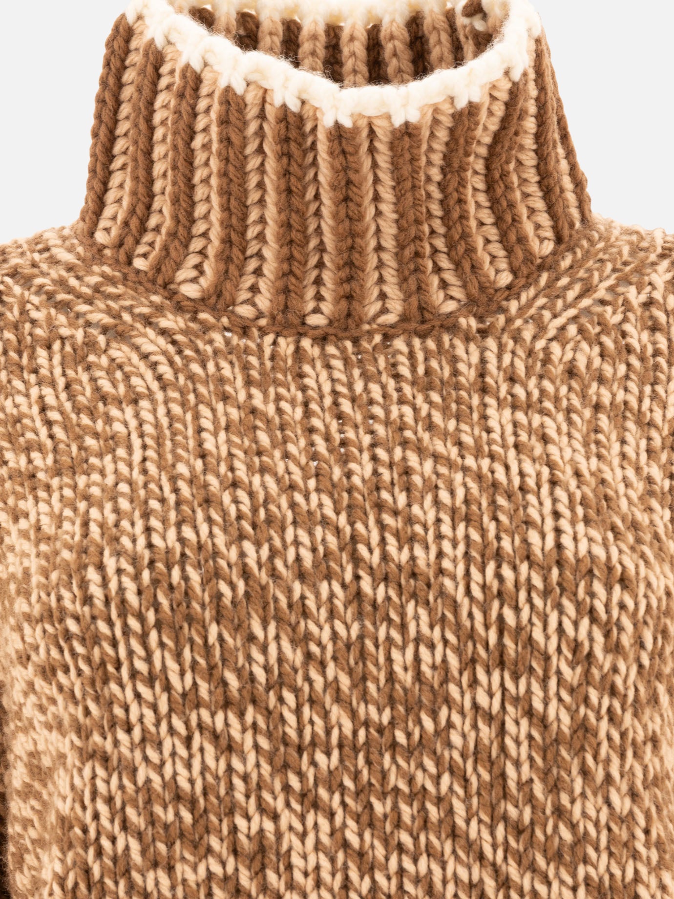 Wool blend turtleneck sweater