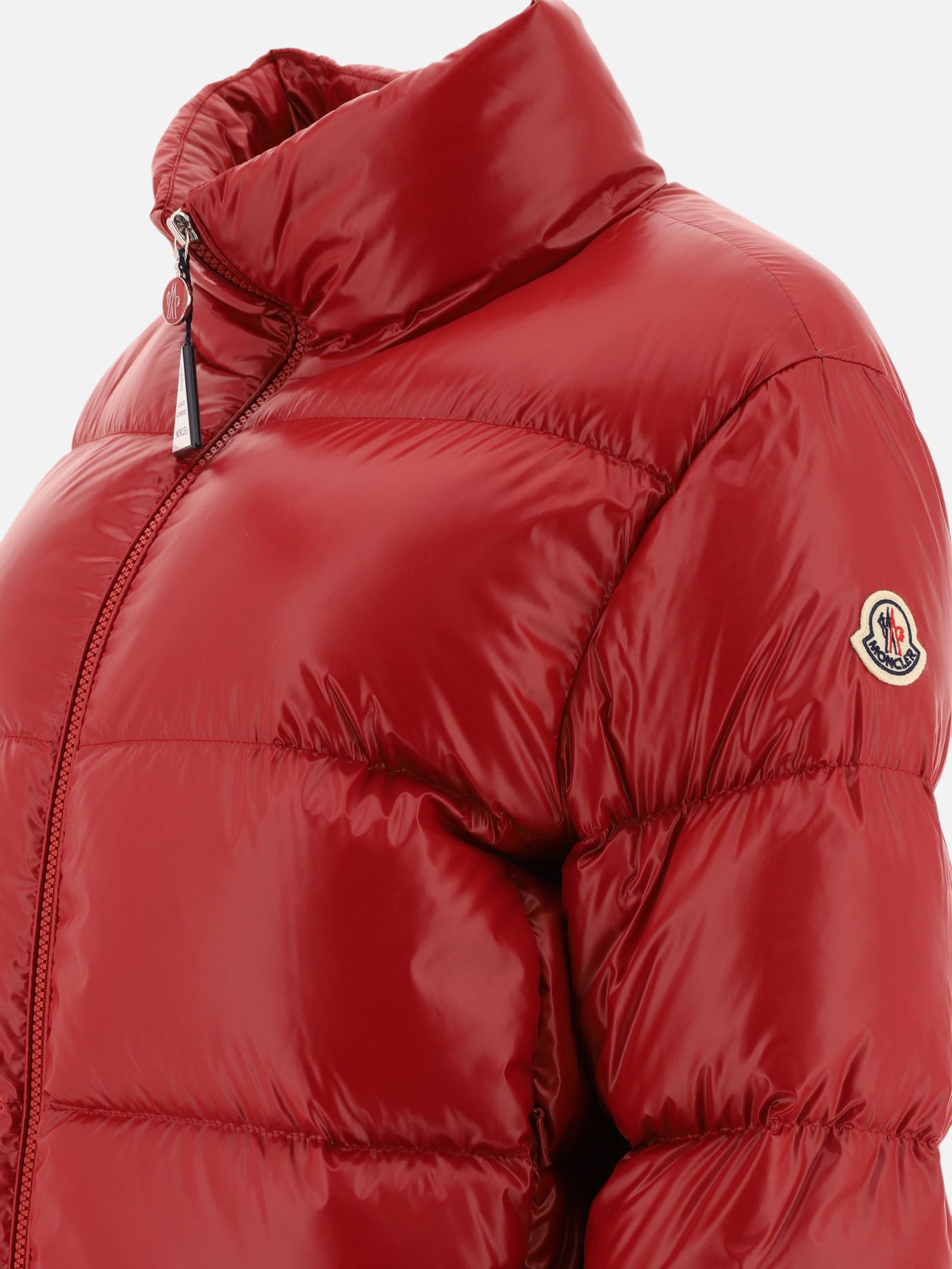 Piumini corti Solid colour  Rosso - Moncler Donna | PDP | VIETTI Online Store | thumbnail_4