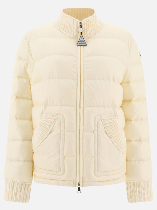 Piumini corti Solid colour  Bianco - Moncler Donna | PLP | VIETTI Online Store 
