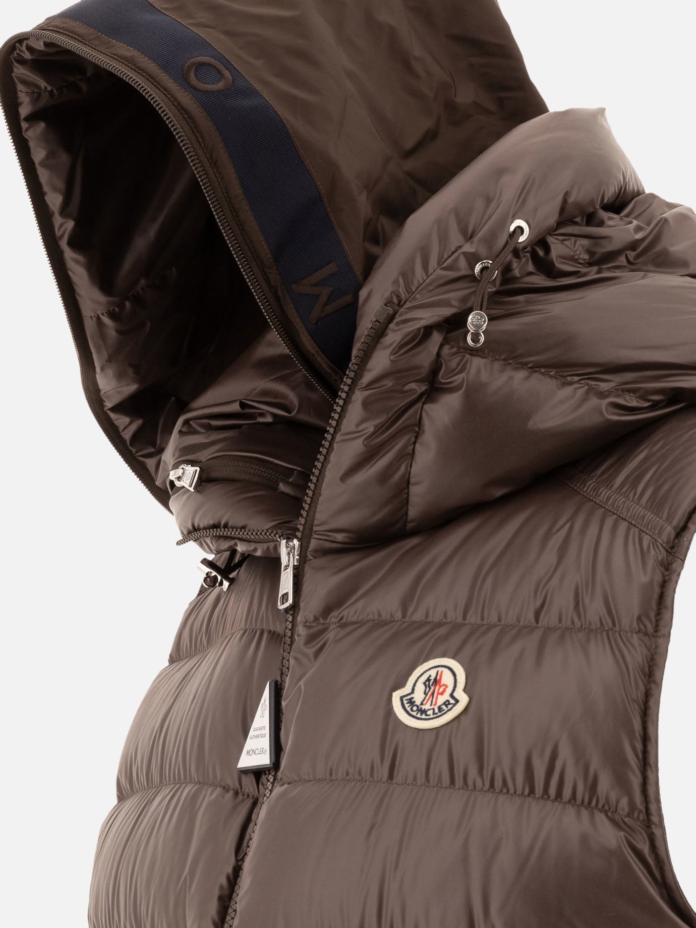 Giacche smanicate Solid colour  Marrone - Moncler Uomo | PDP | VIETTI Online Store | Zoom-Modal_4
