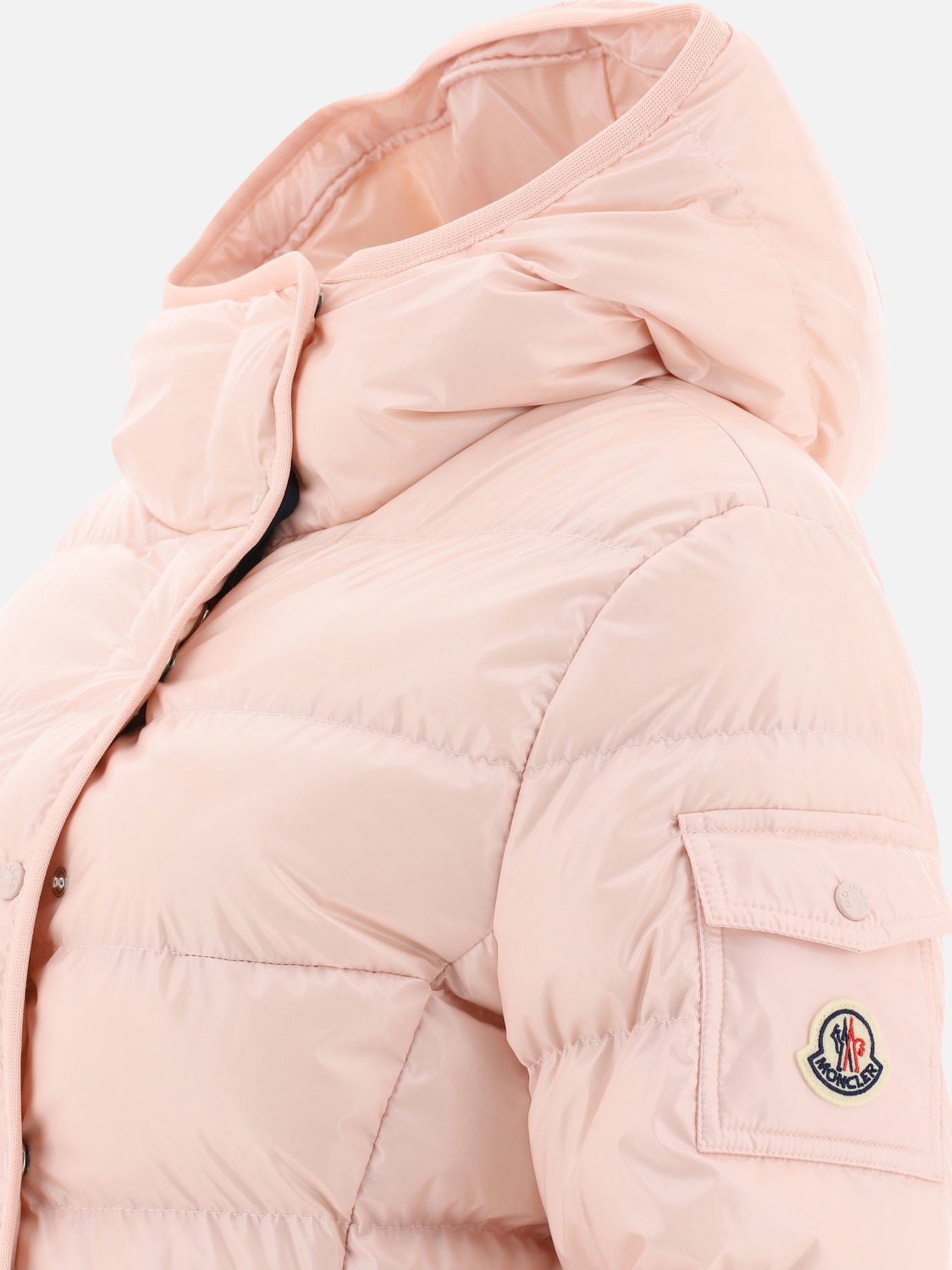 Piumini corti Solid colour  Rosa - Moncler Donna | PDP | VIETTI Online Store | thumbnail_4