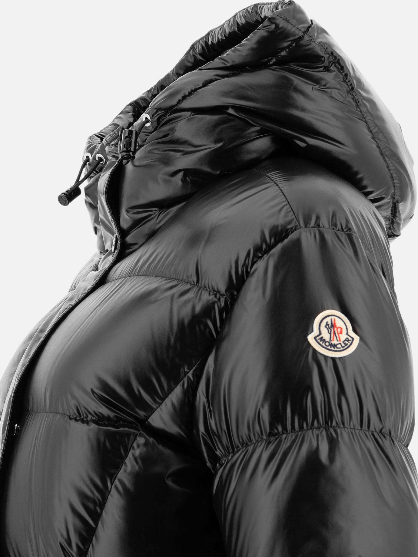 Piumini lunghi Solid colour  Nero - Moncler Donna | PDP | VIETTI Online Store | Zoom-Modal_4
