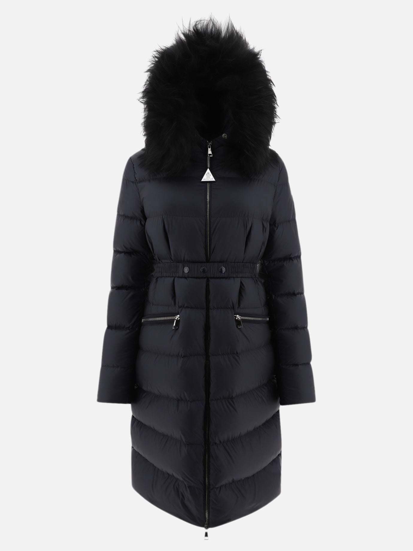 Piumini lunghi Solid colour  Blu - Moncler Donna | PDP | VIETTI Online Store | Zoom-Modal
