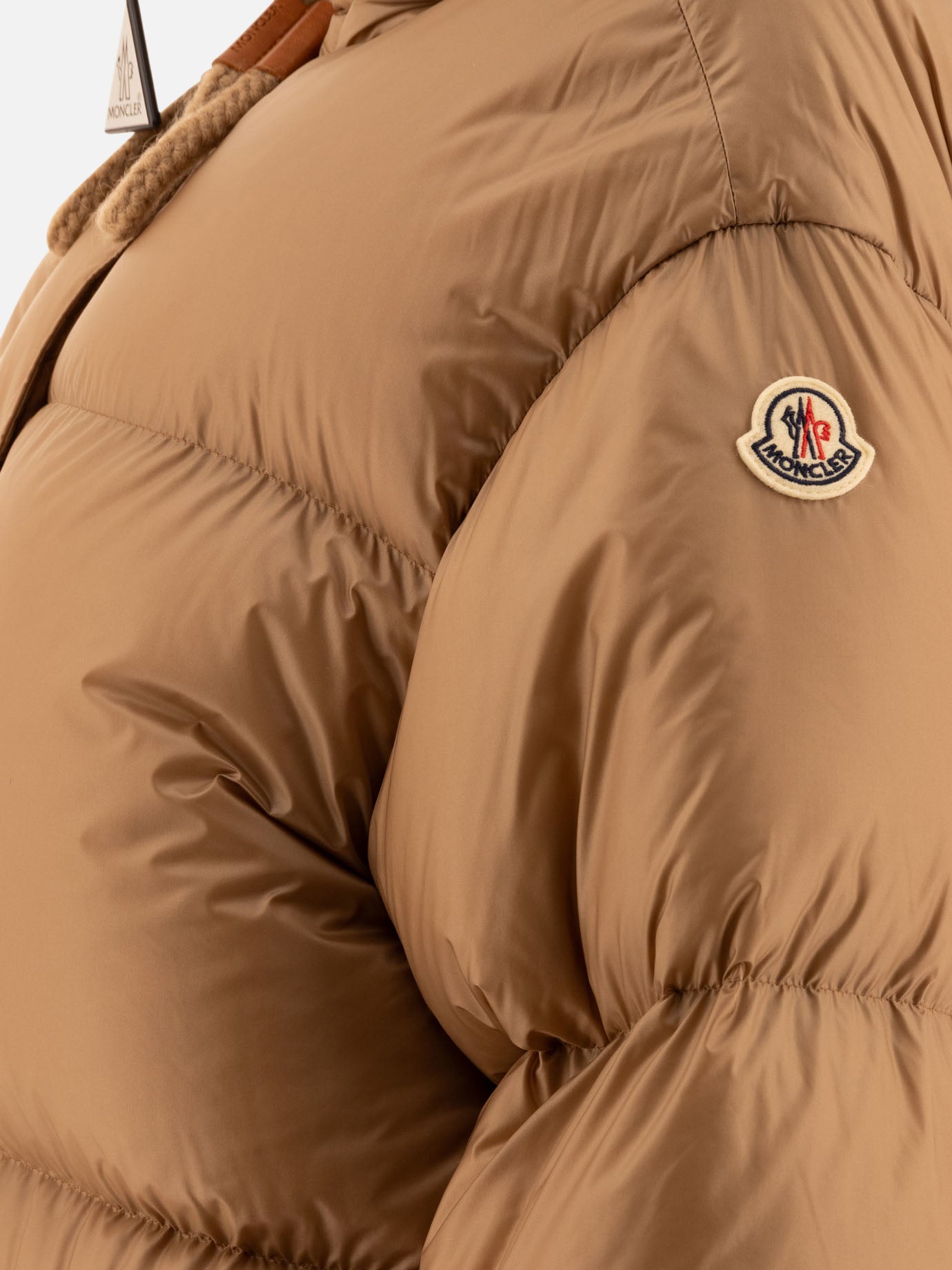 Piumini corti Solid colour  Beige - Moncler Donna | PDP | VIETTI Online Store | thumbnail_4