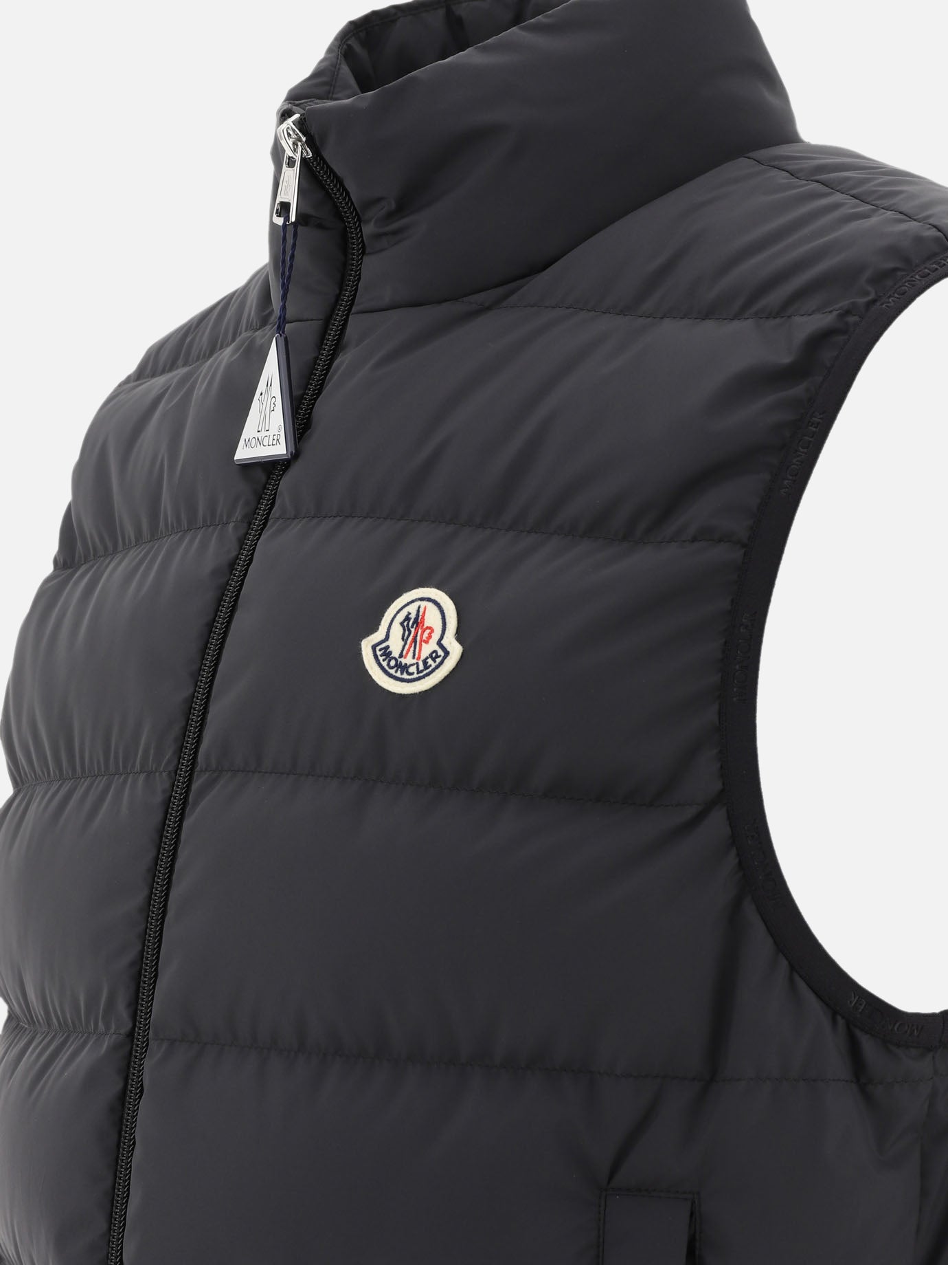 Giacche smanicate Logo  Nero - Moncler Uomo | PDP | VIETTI Online Store | thumbnail_4