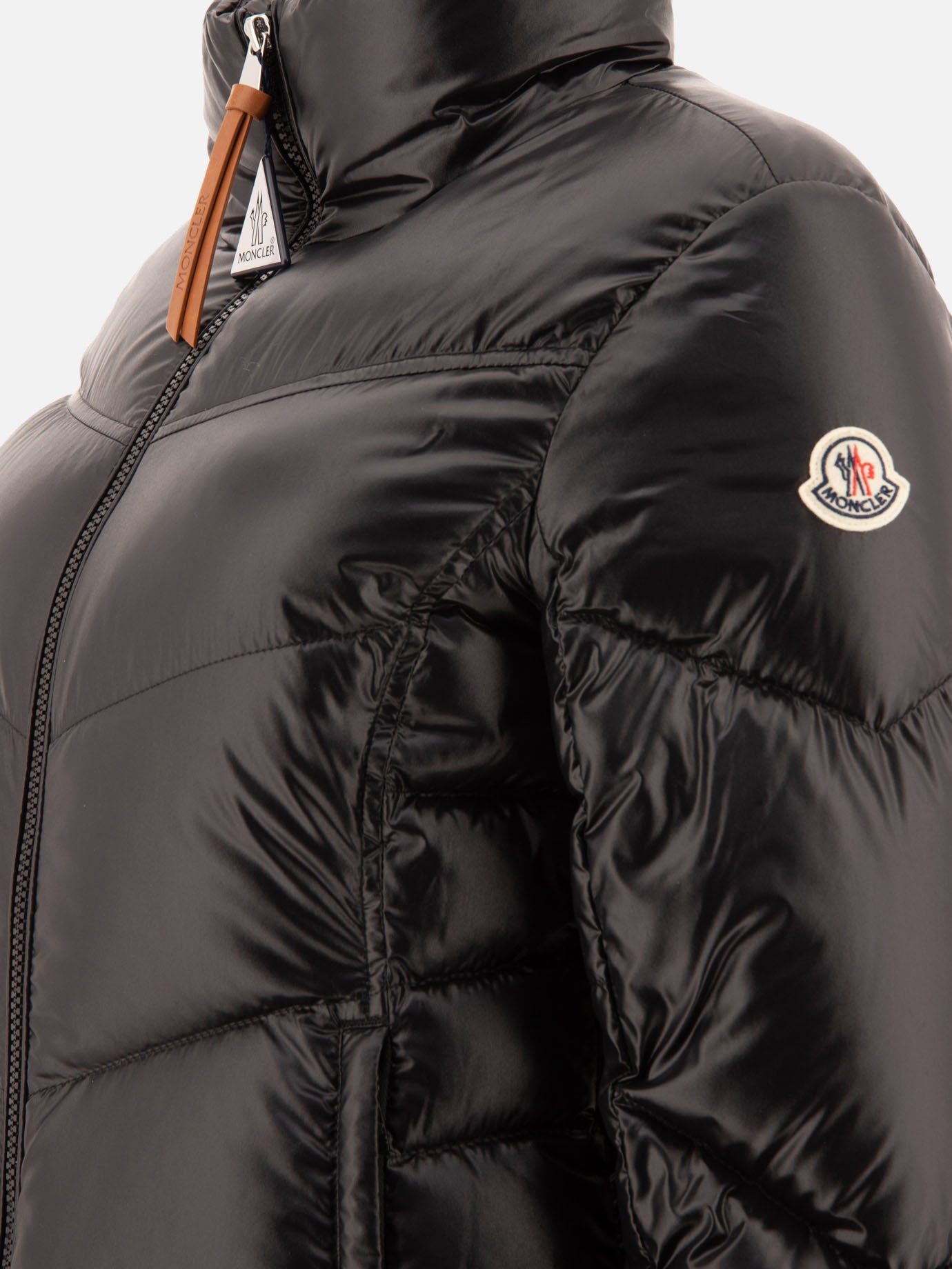 Piumini corti Solid colour  Nero - Moncler Donna | PDP | VIETTI Online Store | thumbnail_4