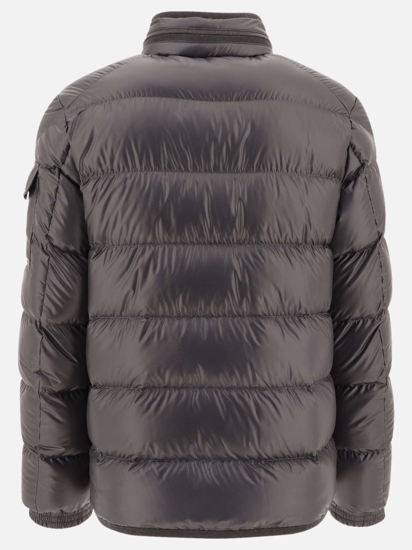 Piumini corti Solid colour  Grigio - Moncler Uomo | PDP | VIETTI Online Store | thumbnail_2